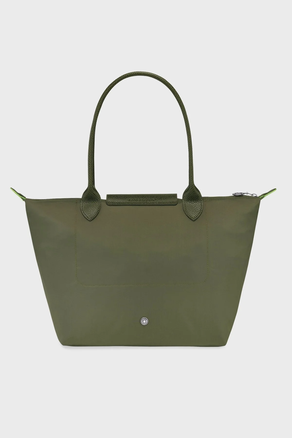 Longchamp Medium Logolu Katlanabilen Tasarım Çift Saplı Bayan Çanta L2605919 479 HAKİ - 3