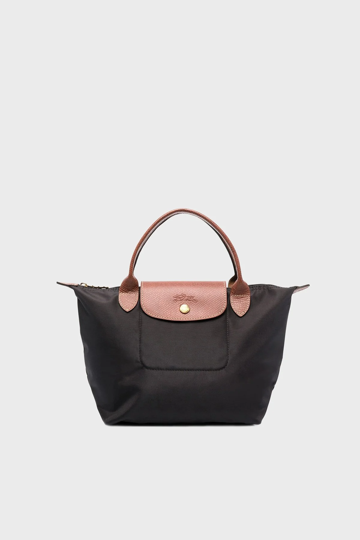Longchamp Small Logolu Katlanabilen Tasarım Bayan Çanta L1621089 001 SİYAH - 7