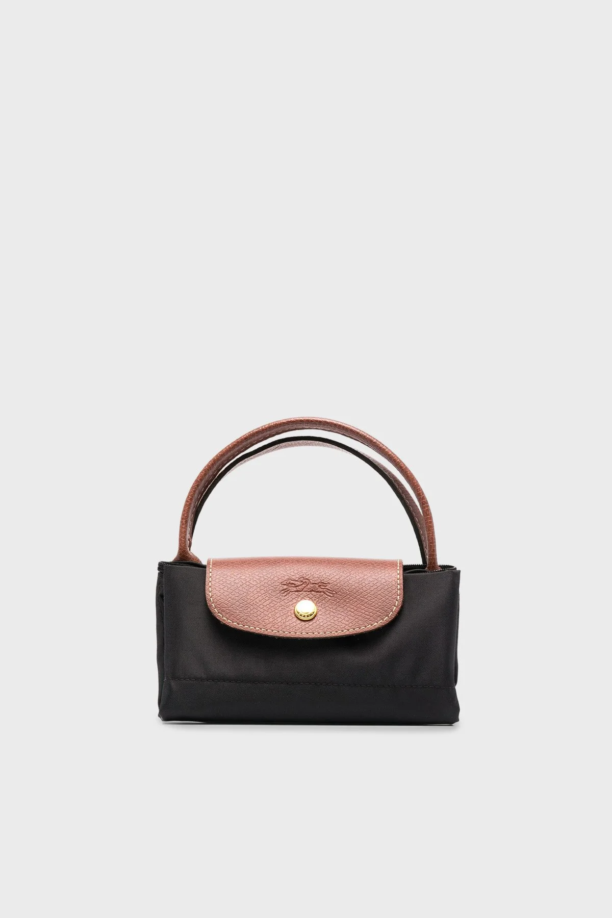 Longchamp Small Logolu Katlanabilen Tasarım Bayan Çanta L1621089 001 SİYAH - 12