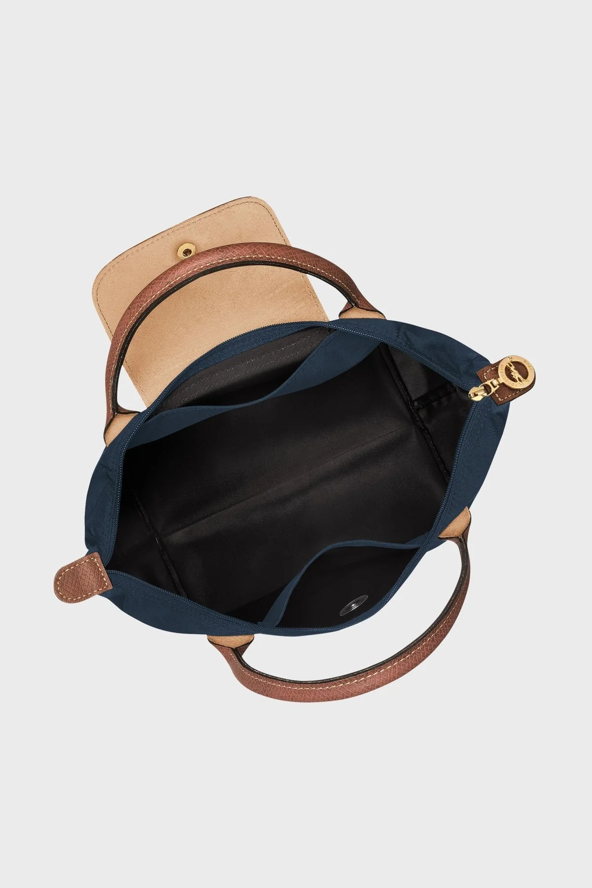 Longchamp Small Logolu Katlanabilen Tasarım Bayan Çanta L1621089 P68 LACİVERT - 5