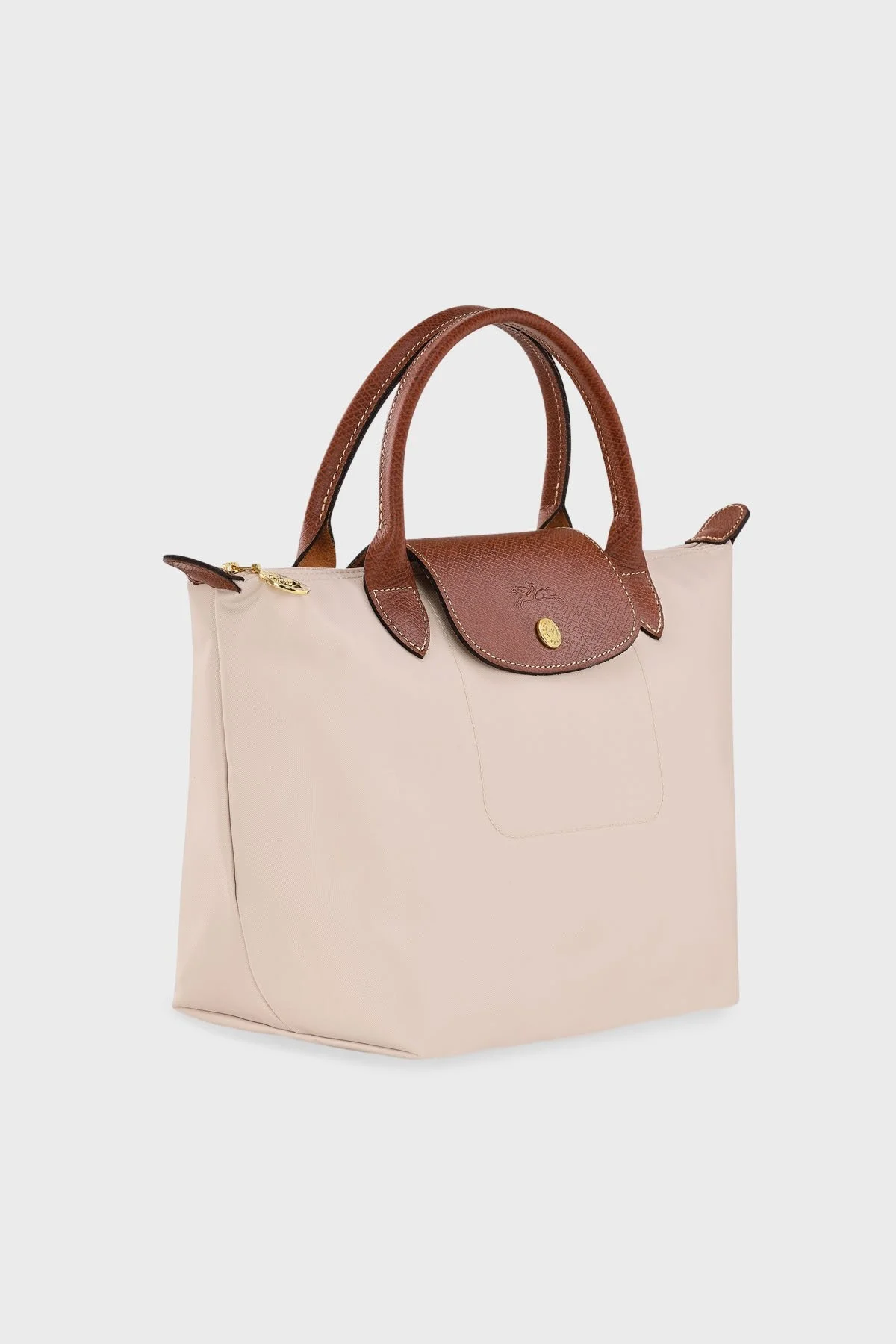 Longchamp Small Logolu Katlanabilen Tasarım Bayan Çanta L1621089 P71 BEJ - 5