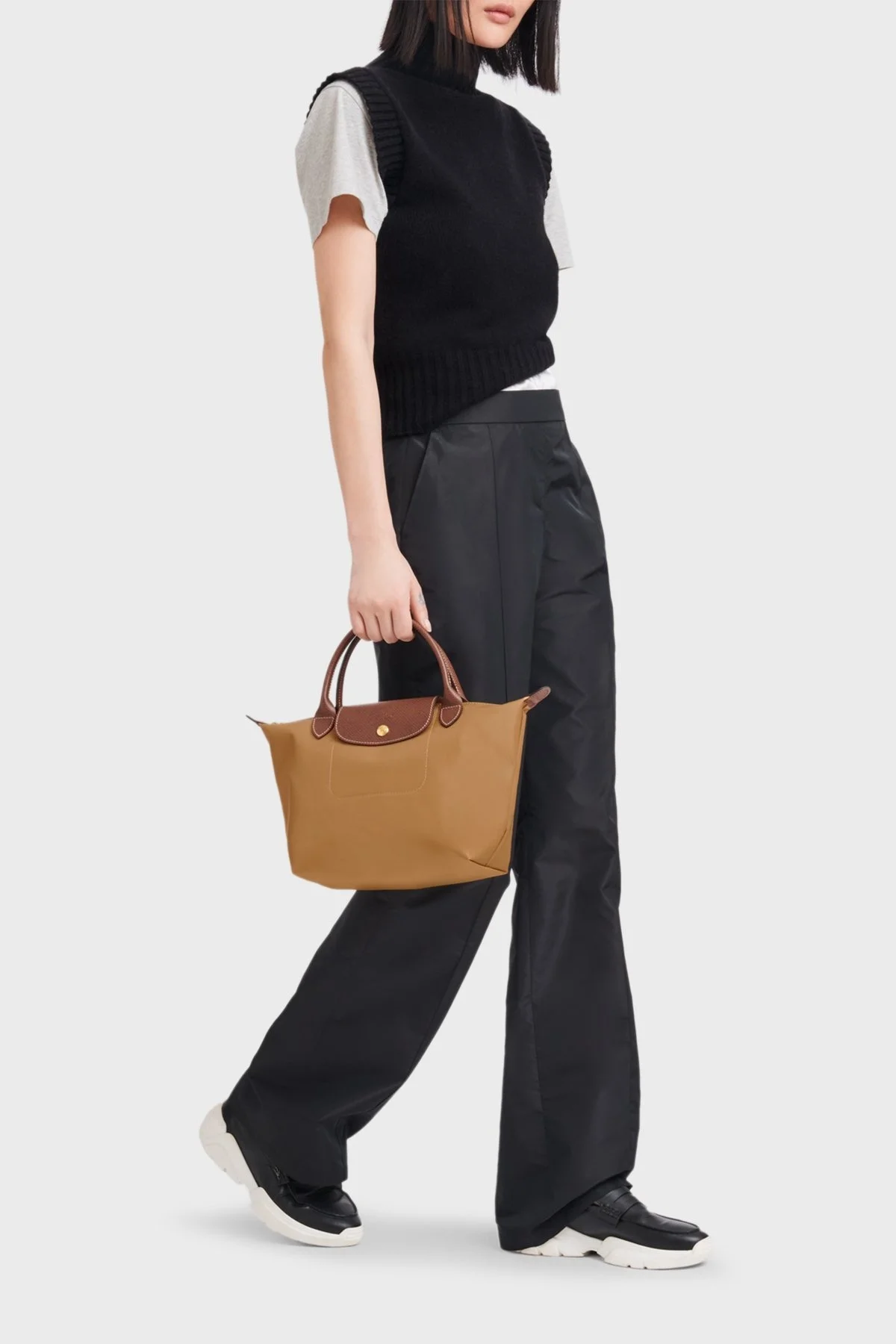 Longchamp Small Logolu Katlanabilen Tasarım Bayan Çanta L1621089 P86 TABA - 2