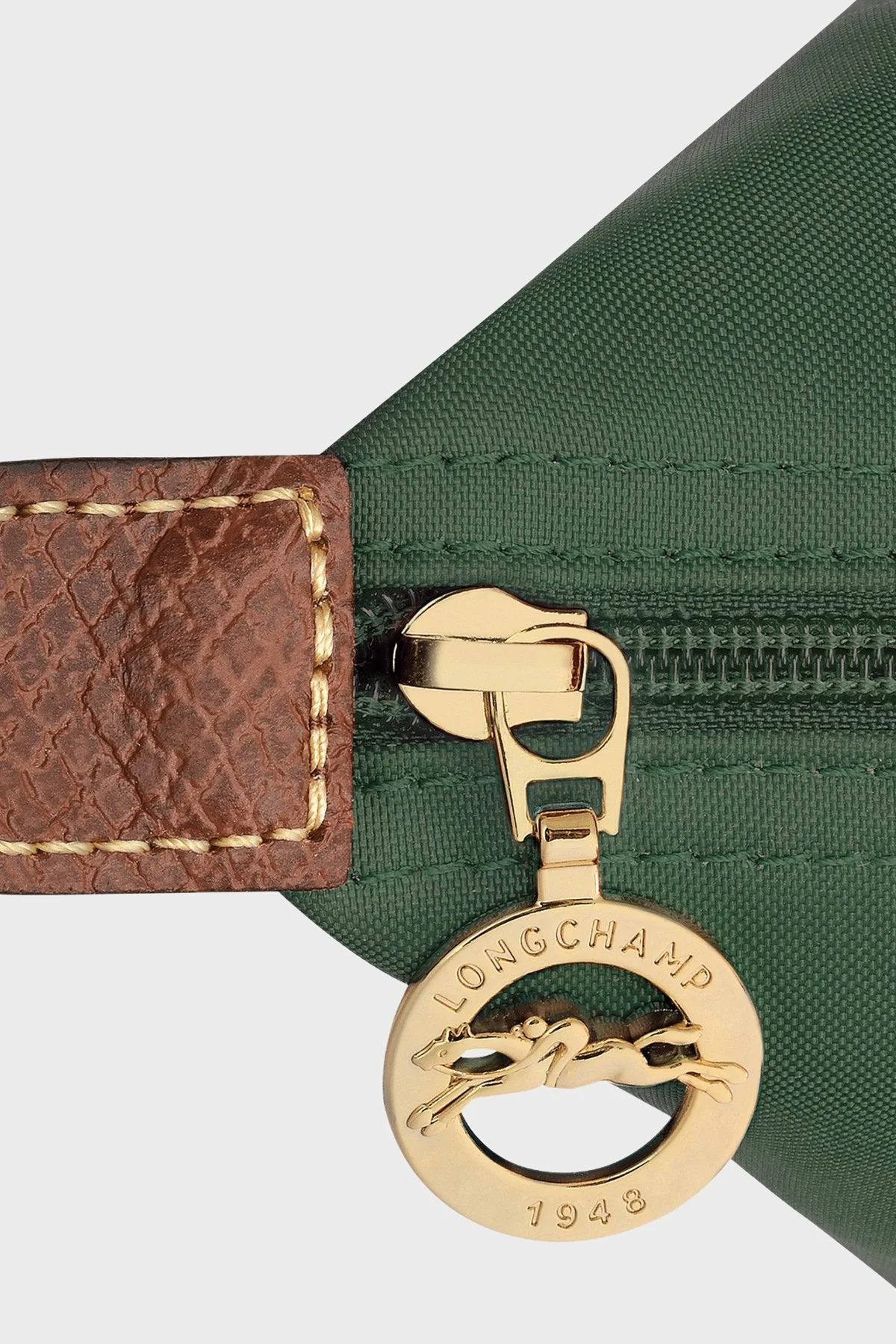 Longchamp Small Logolu Katlanabilen Tasarım Bayan Çanta L1621089 P95 YEŞİL - 6