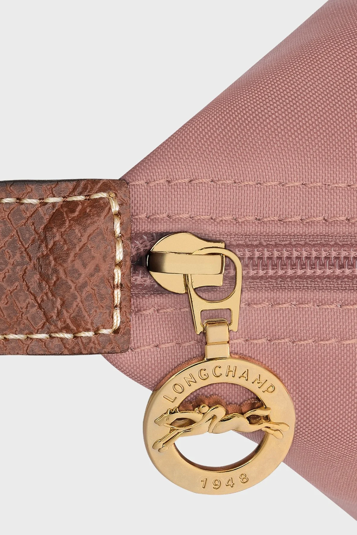 Longchamp Small Logolu Katlanabilen Tasarım Bayan Çanta L1621089 P96 PUDRA - 6