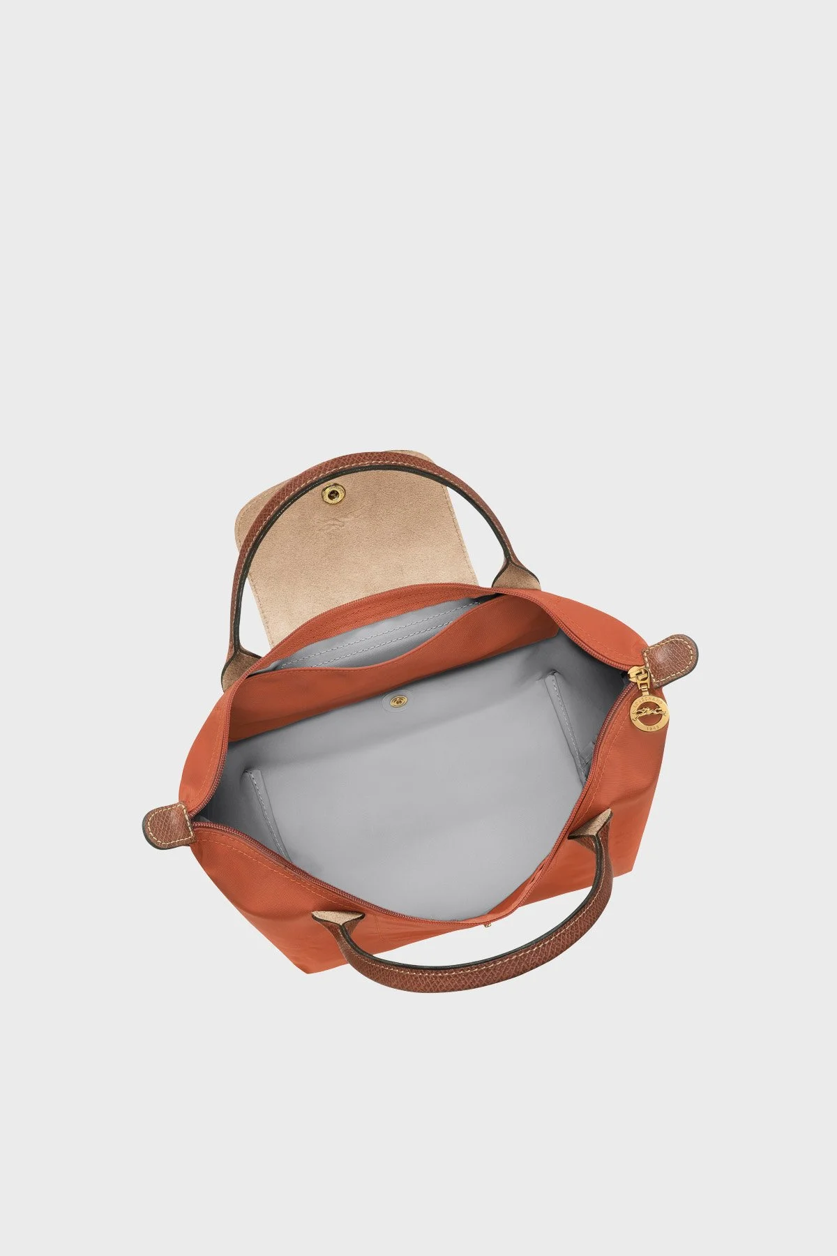 Longchamp Small Logolu Katlanabilen Tasarım Bayan Çanta L1621089 P97 KİREMİT - 5