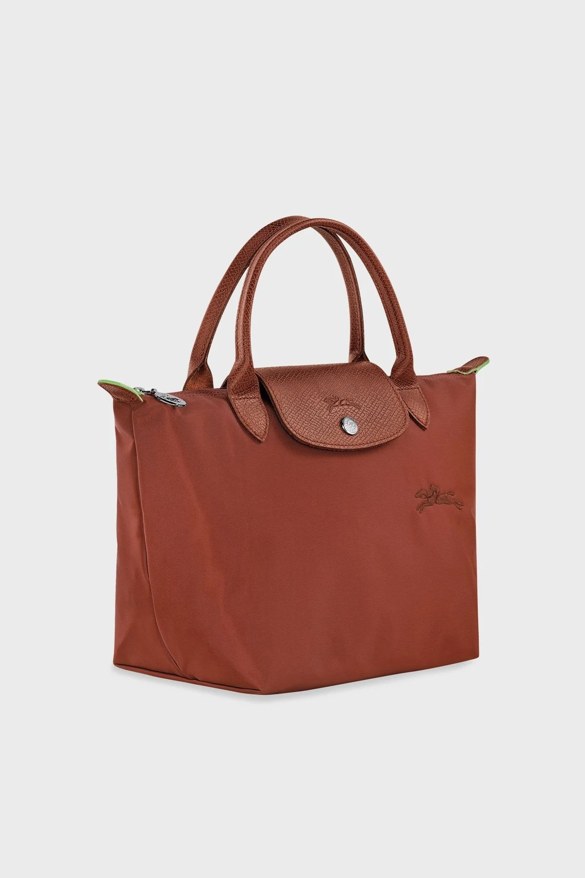 Longchamp Small Logolu Katlanabilir Tasarım Çift Saplı Bayan Çanta L1621919 404 KİREMİT - 4