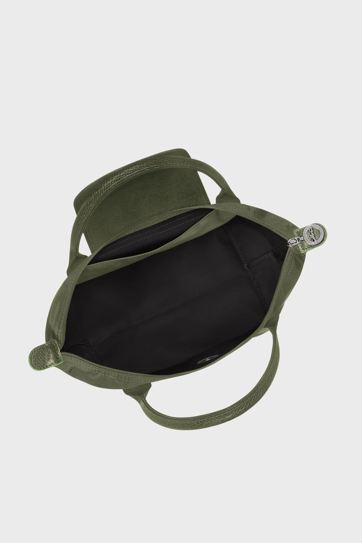 Longchamp Small Logolu Katlanabilir Tasarım Çift Saplı Bayan Çanta L1621919 479 HAKİ - 5