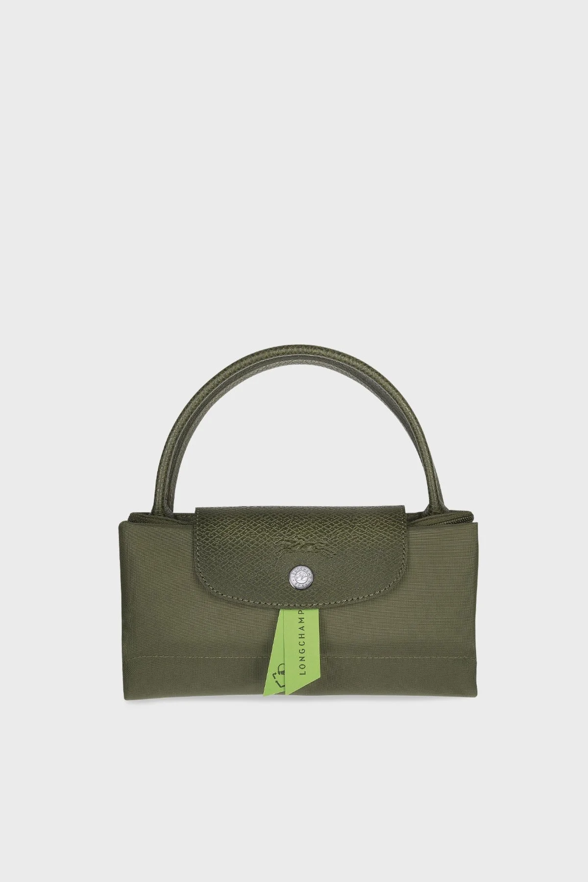 Longchamp Small Logolu Katlanabilir Tasarım Çift Saplı Bayan Çanta L1621919 479 HAKİ - 6