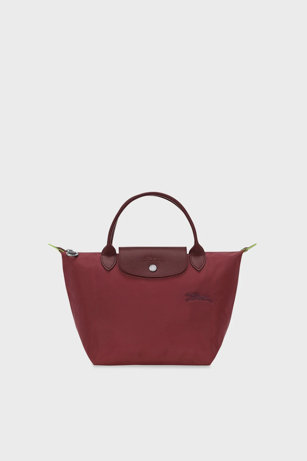 Longchamp Small Logolu Katlanabilir Tasarım Çift Saplı Bayan Çanta L1621919 P98 BORDO - 1