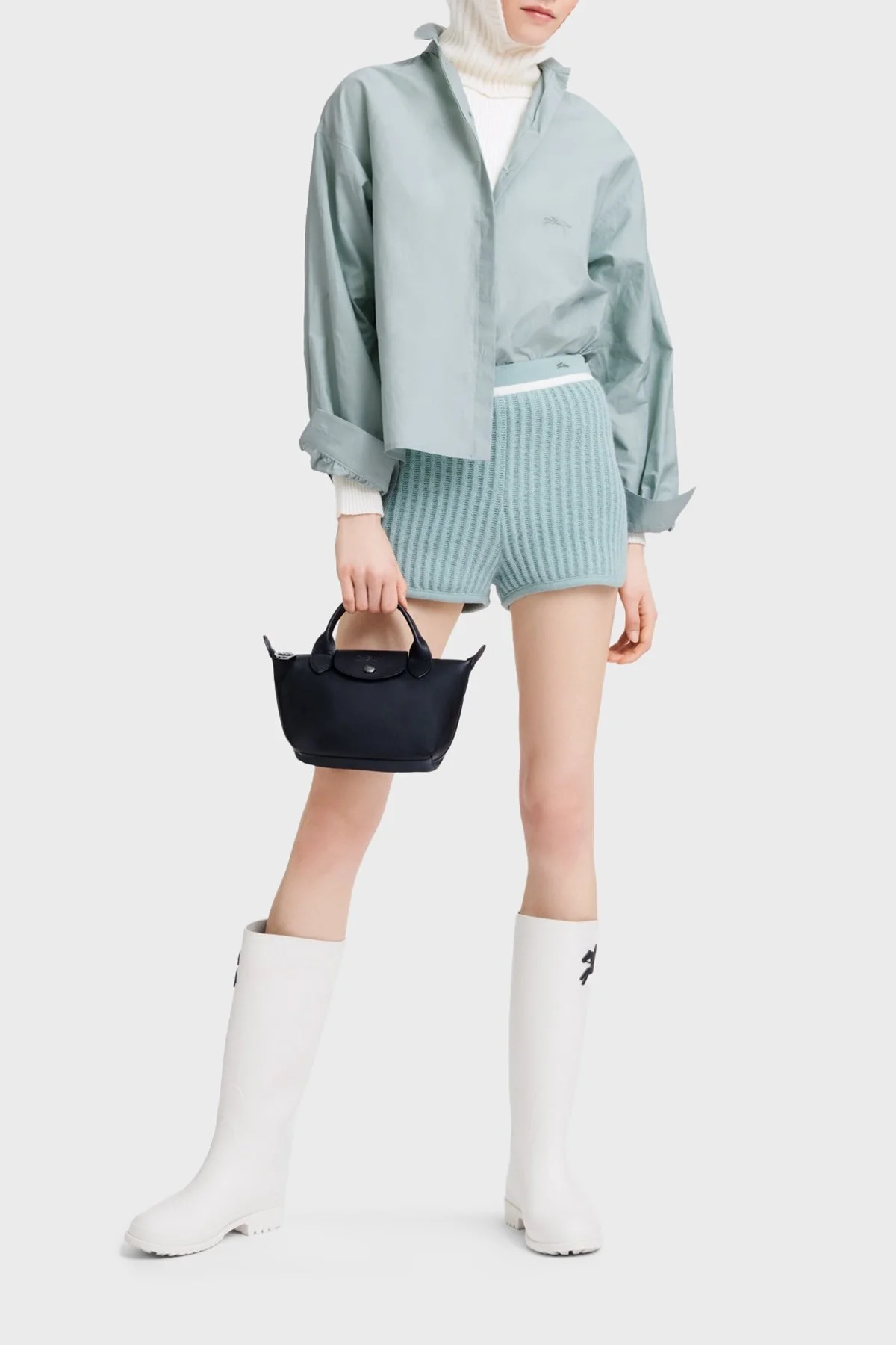 Longchamp Xtra Xsmall Hakiki Deri Çıkarılabilir Askılı Bayan Çanta L1500987 001 SİYAH - 8