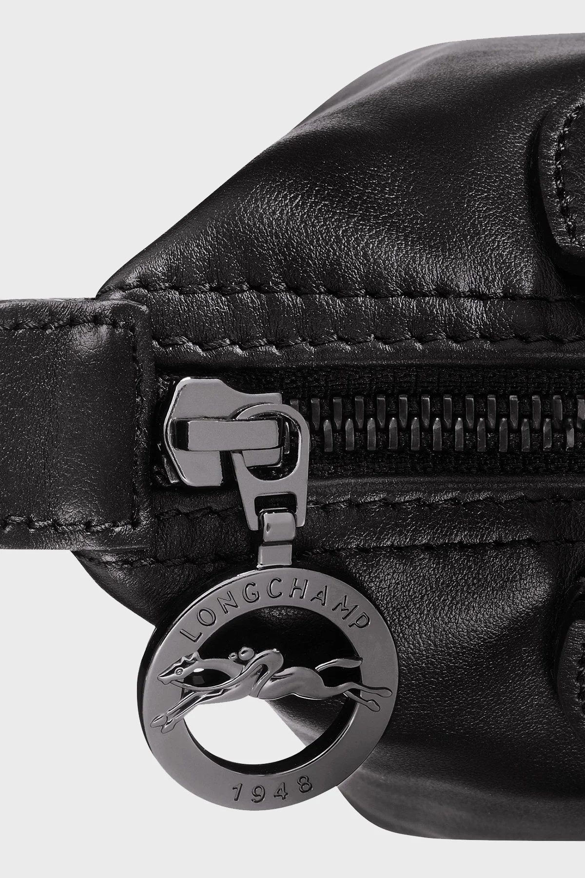 Longchamp Xtra Xsmall Hakiki Deri Çıkarılabilir Askılı Bayan Çanta L1500987 001 SİYAH - 12