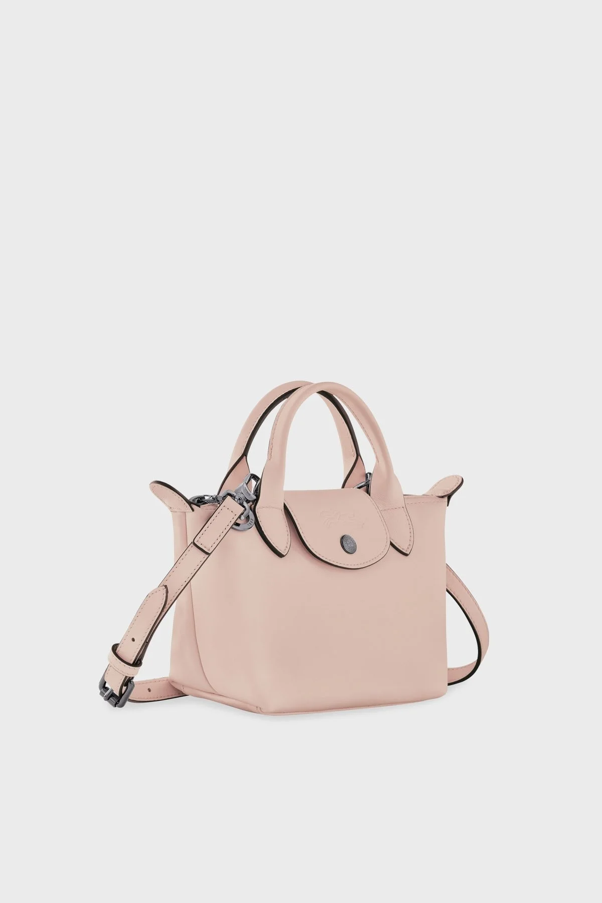 Longchamp Xtra Xsmall Hakiki Deri Çıkarılabilir Askılı Bayan Çanta L1500987 542 PUDRA - 11