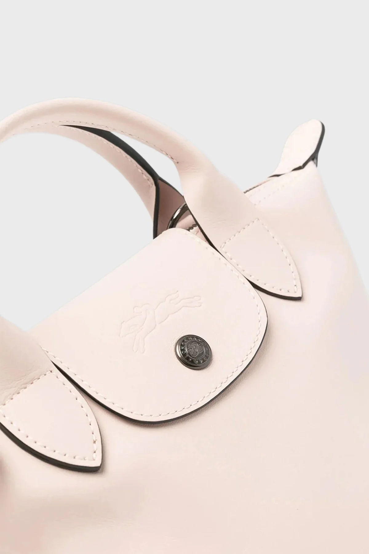 Longchamp Xtra Xsmall Hakiki Deri Çıkarılabilir Askılı Bayan Çanta L1500987 542 PUDRA - 9