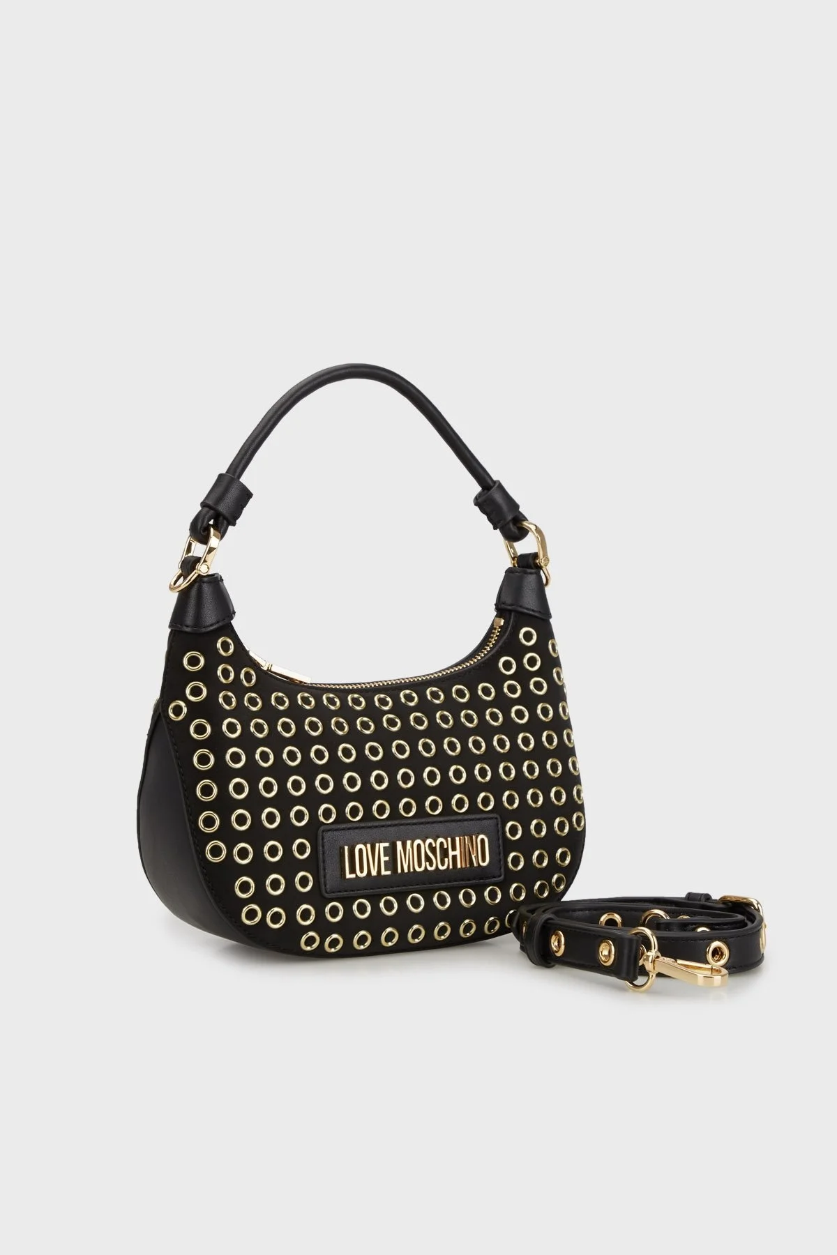 Love Moschino Ayarlanabilir Askılı Bayan Çanta JC4058PP1LLH100A SİYAH - 2