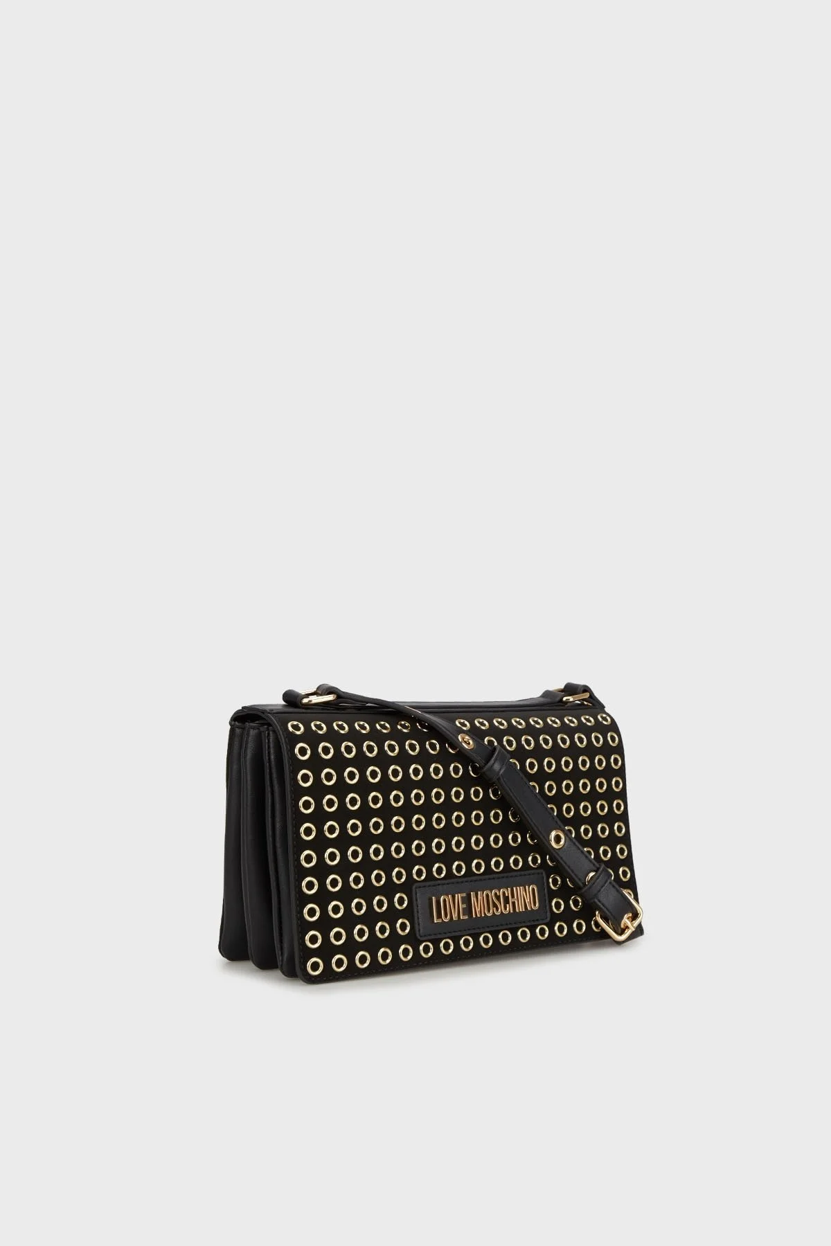 Love Moschino Ayarlanabilir Askılı Bayan Çanta JC4059PP1LLH100A SİYAH - 2