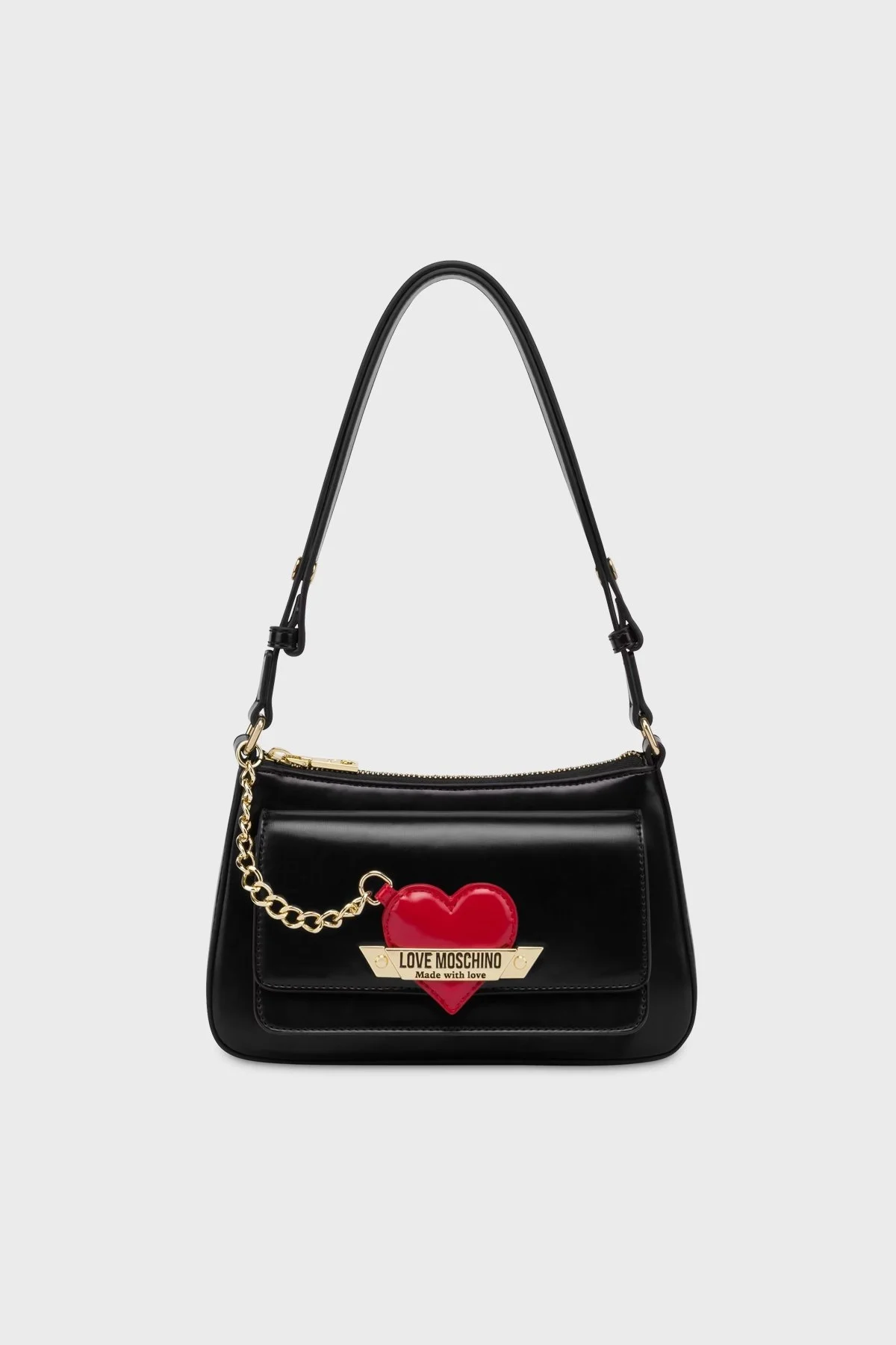 Love Moschino Ayarlanabilir Askılı Bayan Çanta JC4140PP1LLM1000 SİYAH - 5