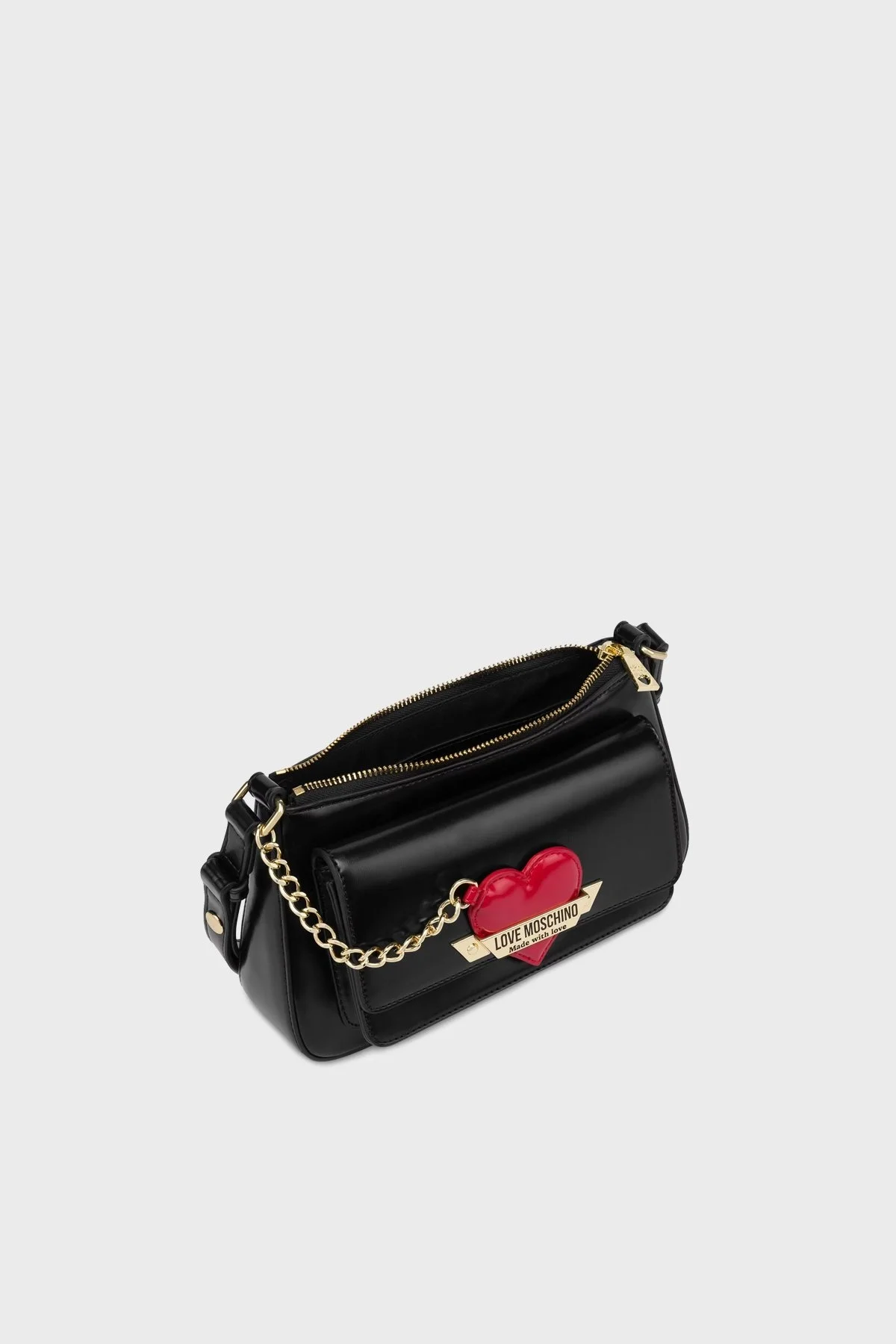Love Moschino Ayarlanabilir Askılı Bayan Çanta JC4140PP1LLM1000 SİYAH - 7