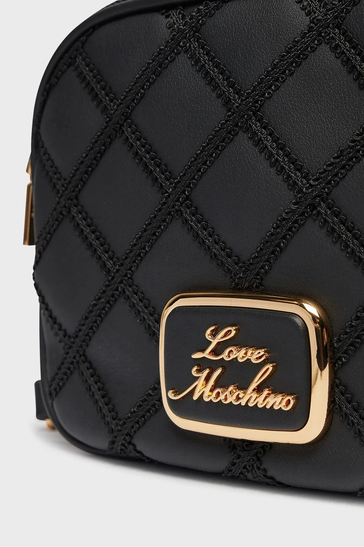 Love Moschino Ayarlanabilir Askılı Kapitone Bayan Çanta JC4308PP0LKK100A SİYAH - 3