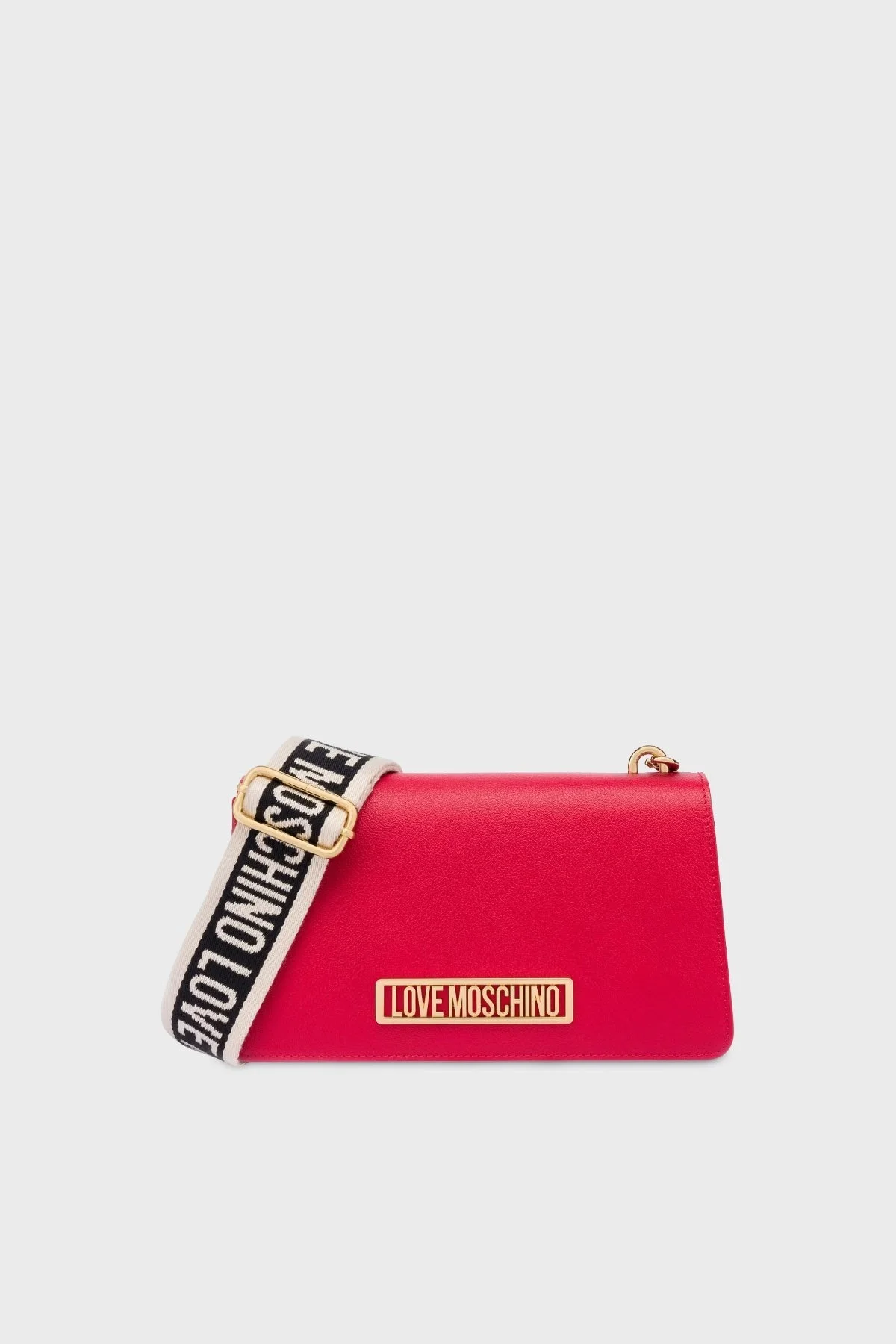 Love Moschino Ayarlanabilir ve Çıkarılabilir Çift Askılı Bayan Çanta JC4145PP1IL1250A KIRMIZI - 1