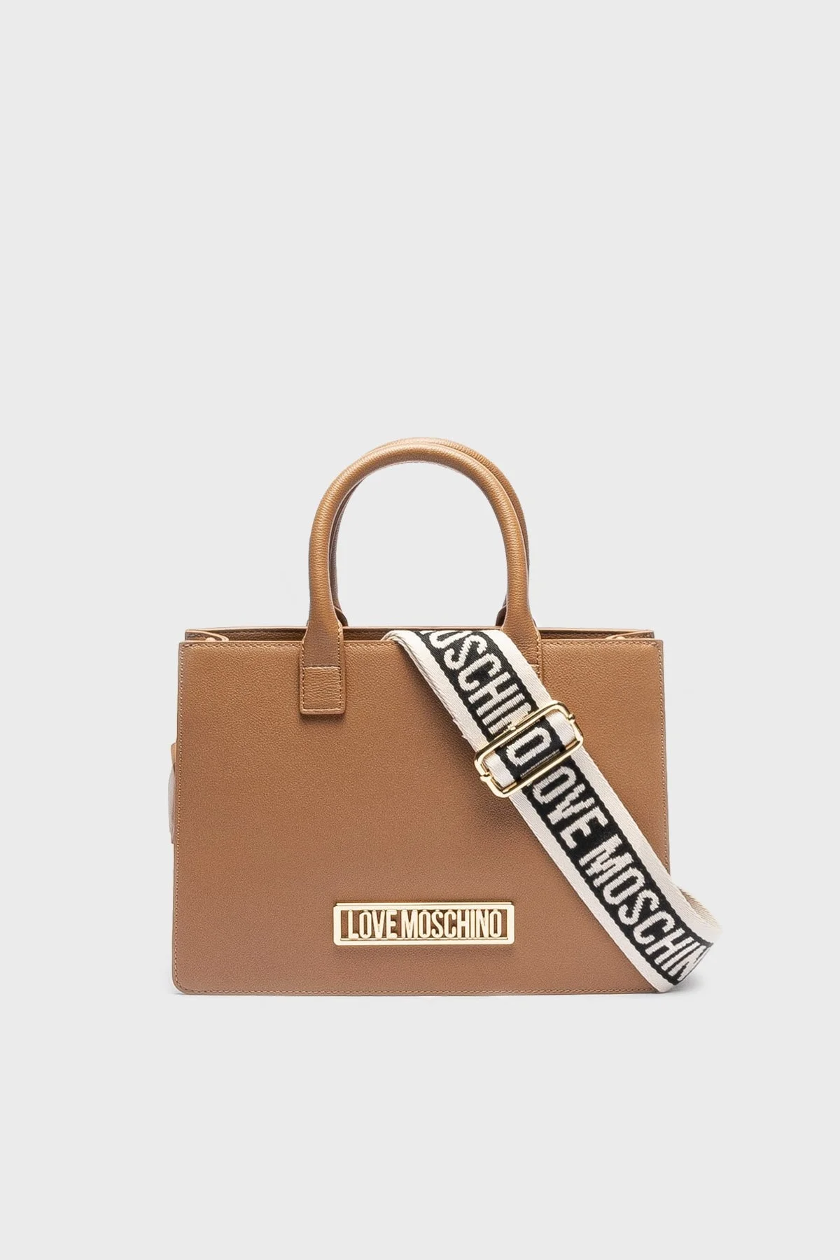 Love Moschino Ayarlanabilir ve Çıkarılabilir Çift Askılı Bayan Çanta JC4146PP1IL1220A TABA - 1