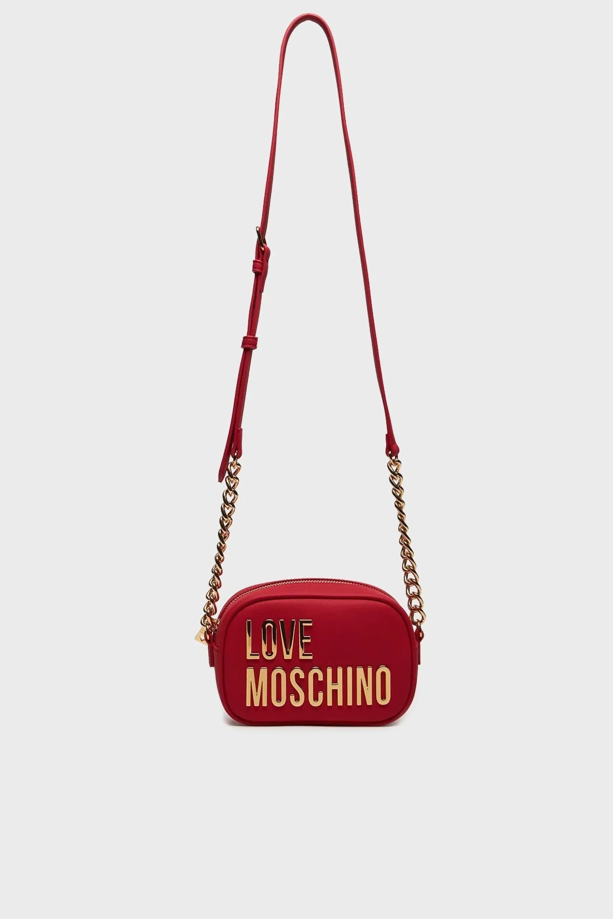 Love Moschino Ayarlanabilir Zincir Askılı Bayan Çanta JC4026PP1LKD0500 KIRMIZI - 3