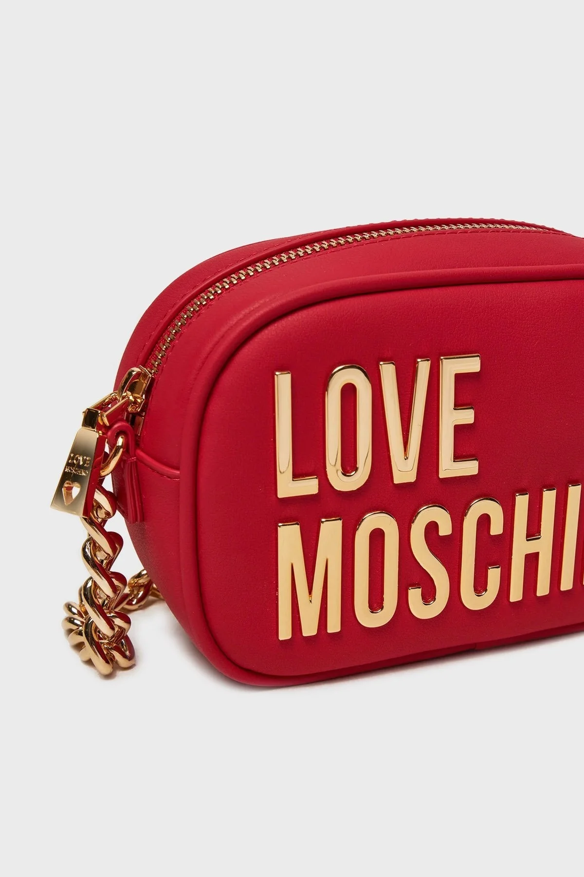 Love Moschino Ayarlanabilir Zincir Askılı Bayan Çanta JC4026PP1LKD0500 KIRMIZI - 4