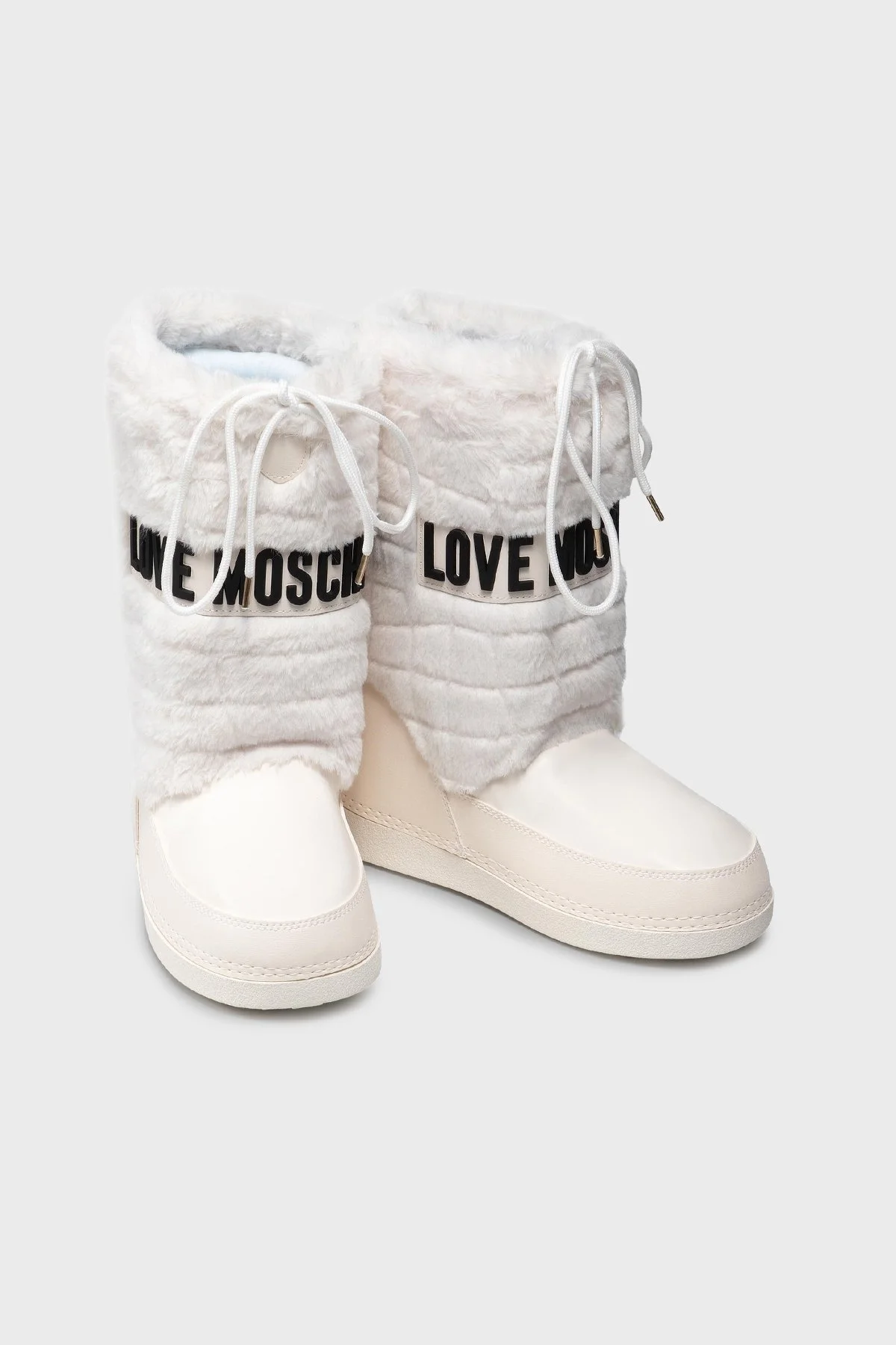 Love Moschino Logolu Bayan Kar Botu JA24232G0DISN11A BEYAZ - 5