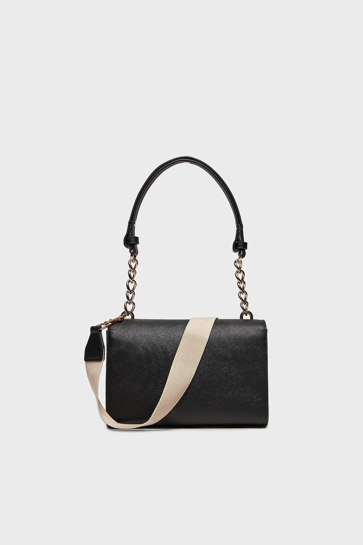 Love Moschino Çıkarılabilir Çapraz Askılı Bayan Çanta JC4329PP0IKS0000 SİYAH - 4