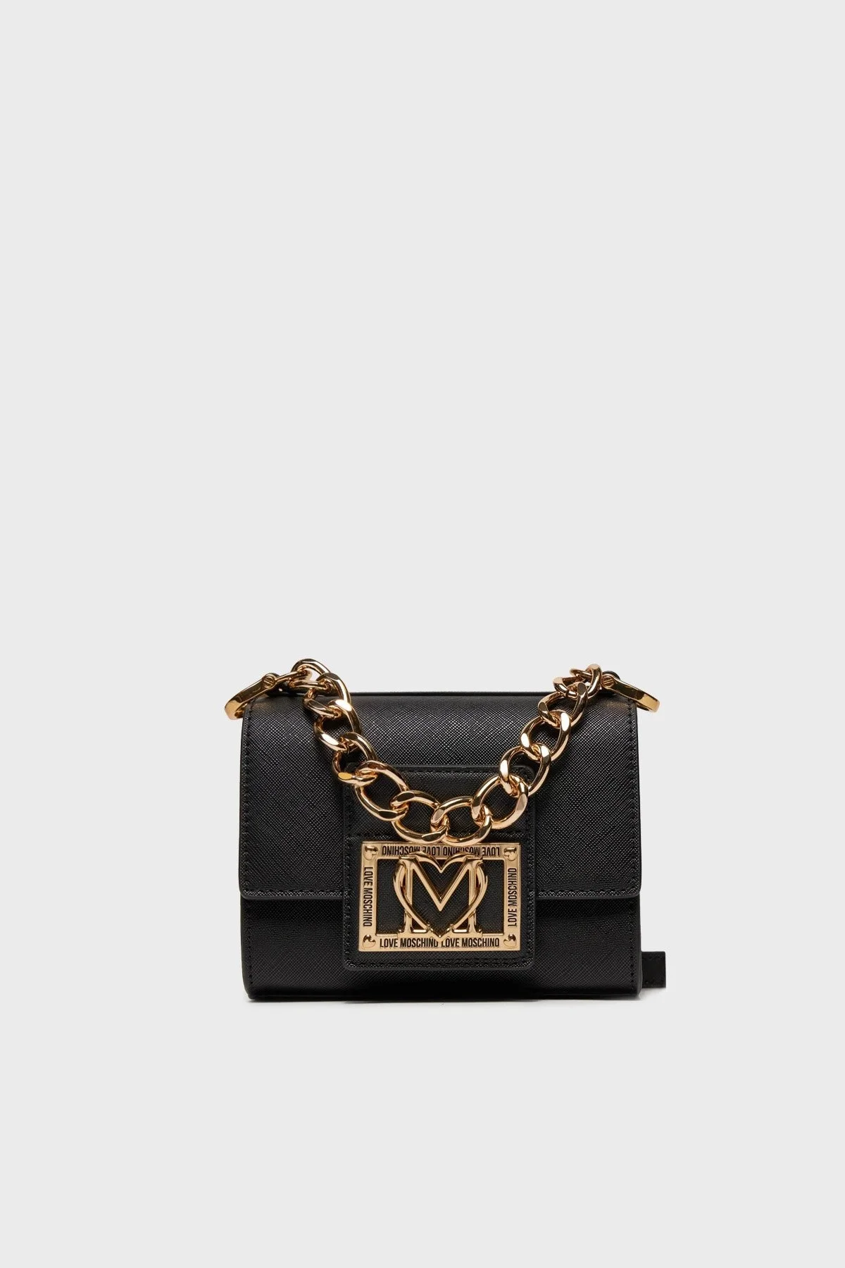 Love Moschino Çıkarılabilir Çapraz Askılı Mini Bayan Çanta JC4330PP0IKS0000 SİYAH - 1