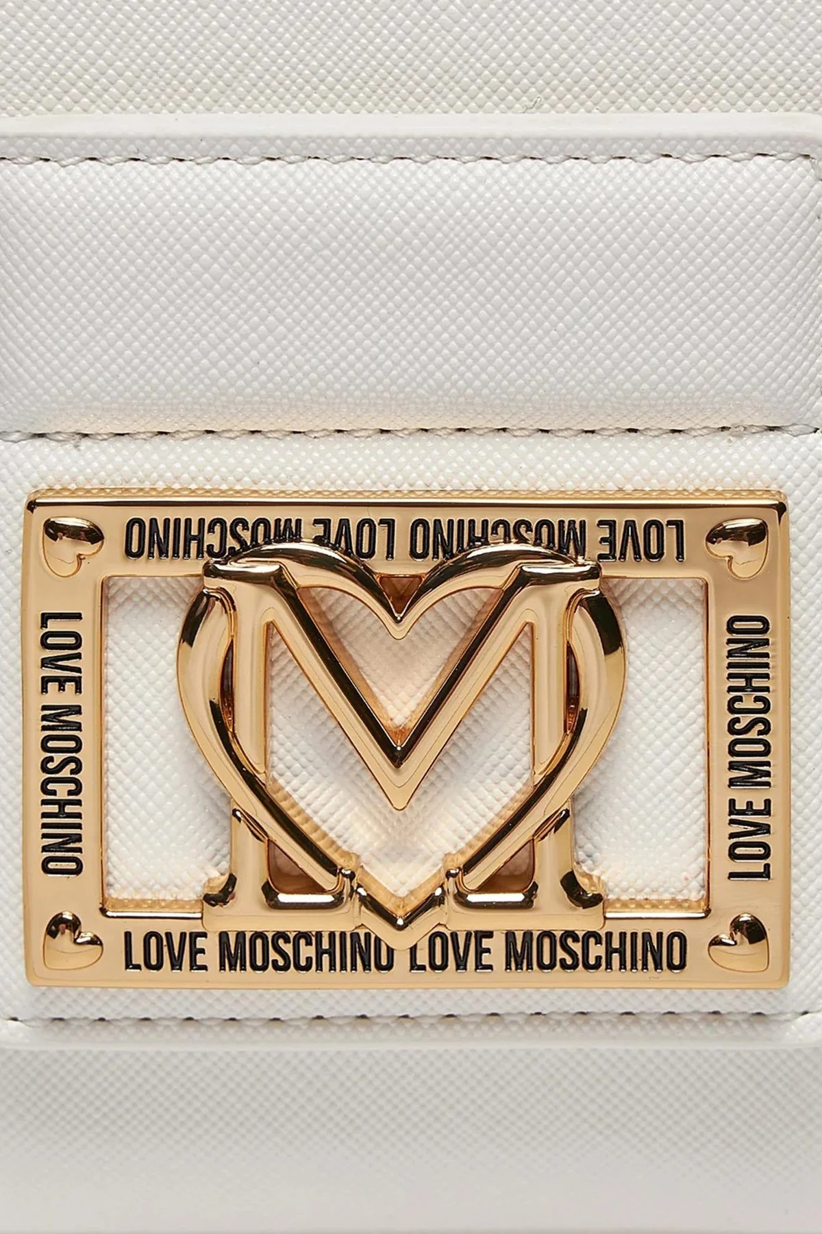 Love Moschino Çıkarılabilir Çarpaz Askılı Bayan Çanta JC4329PP0IKS0100 BEYAZ - 5