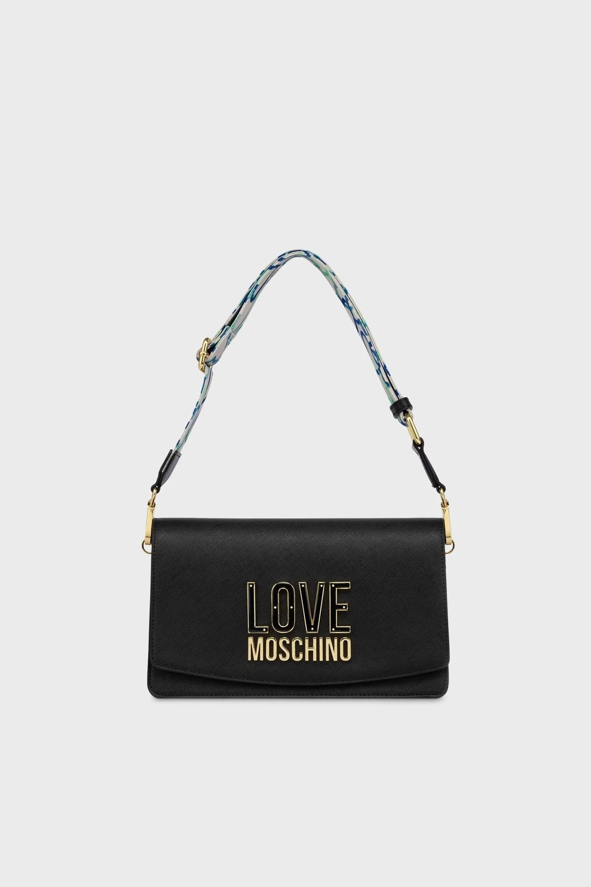 Love Moschino Çıkarılabilir Çift Askılı Bayan Çanta JC4209PP1ILQ100A SİYAH - 1