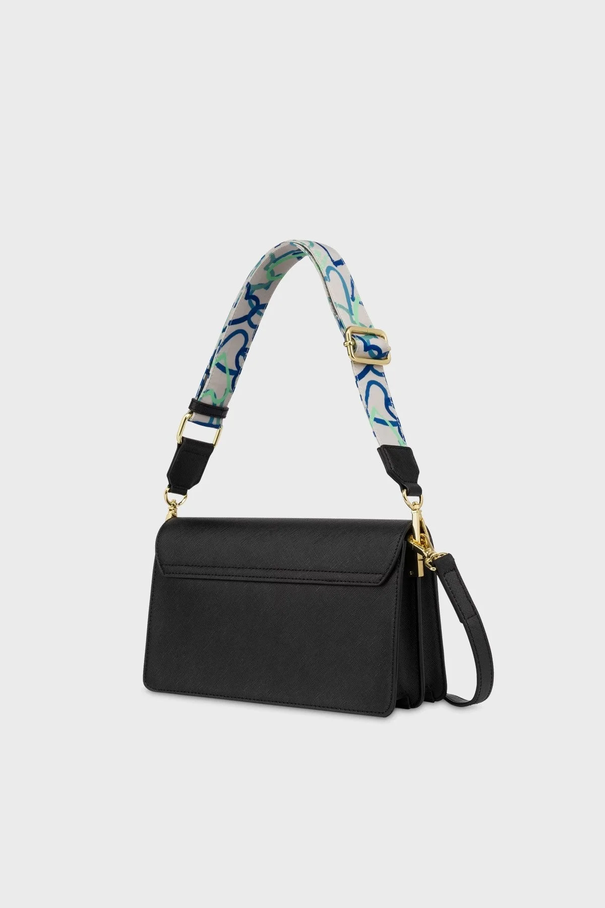 Love Moschino Çıkarılabilir Çift Askılı Bayan Çanta JC4209PP1ILQ100A SİYAH - 2