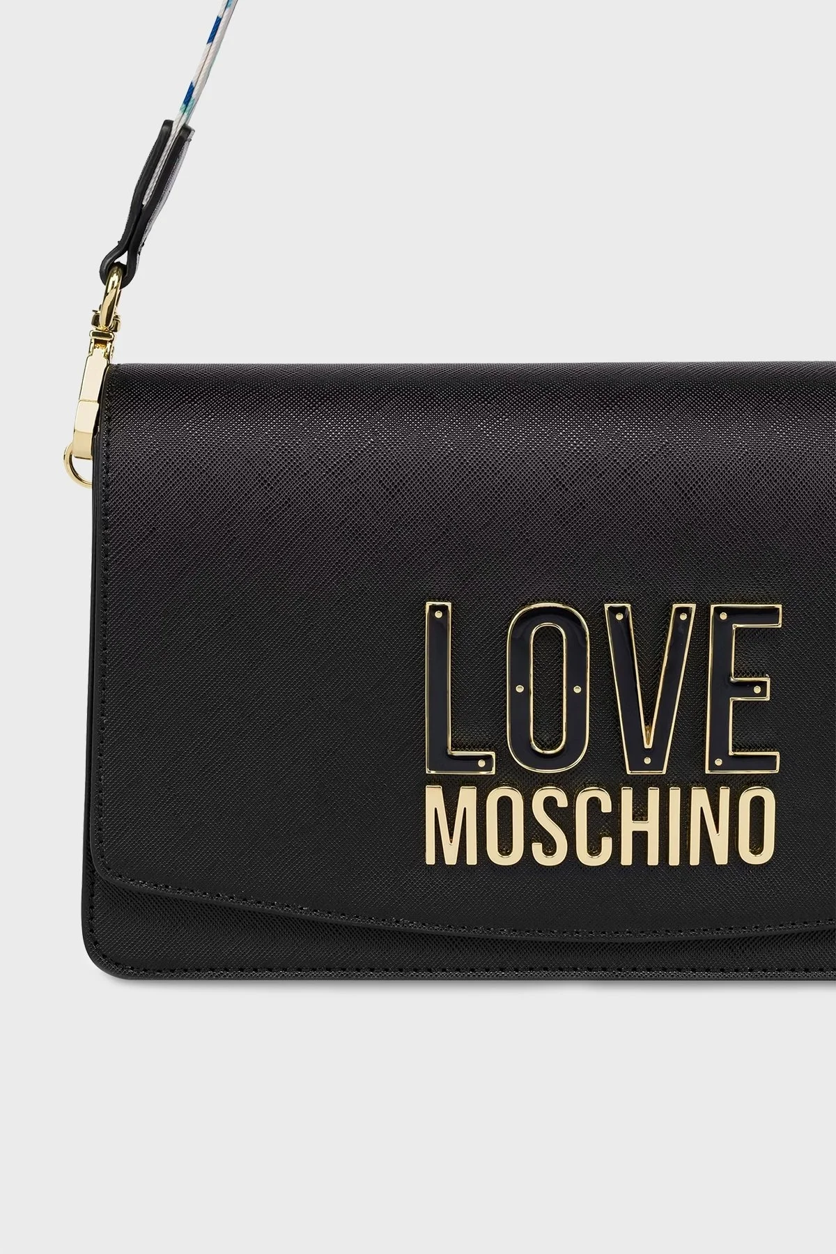 Love Moschino Çıkarılabilir Çift Askılı Bayan Çanta JC4209PP1ILQ100A SİYAH - 4