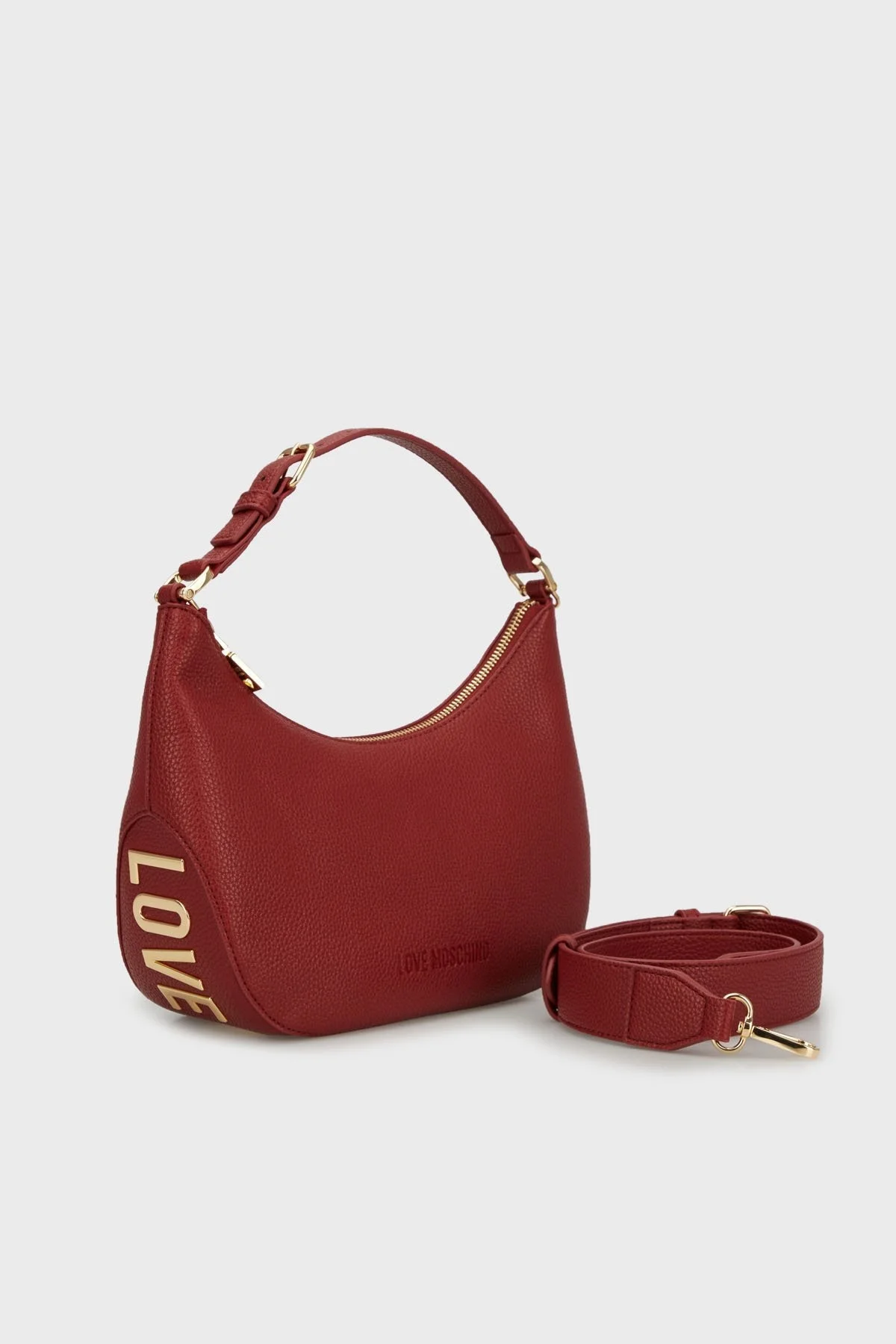 Love Moschino Çıkarılabilir Omuz Askılı Bayan Çanta JC4018PP1LLT0552 BORDO - 2