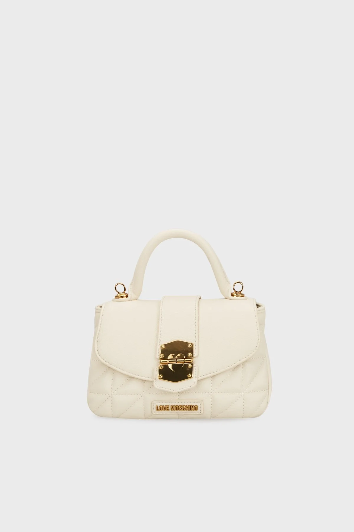 Love Moschino Çıkarılabilir Uzatma Askılı Bayan Çanta JC4047PP1ILI0129 EKRU - 1