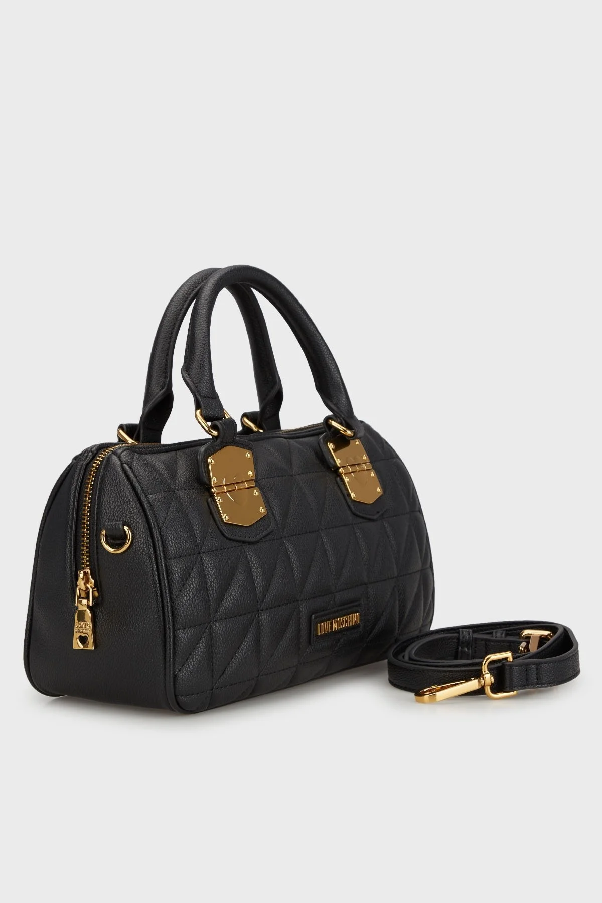 Love Moschino Çıkarılabilir Uzatma Askılı Bayan Çanta JC4050PP1ILI0000 SİYAH - 2
