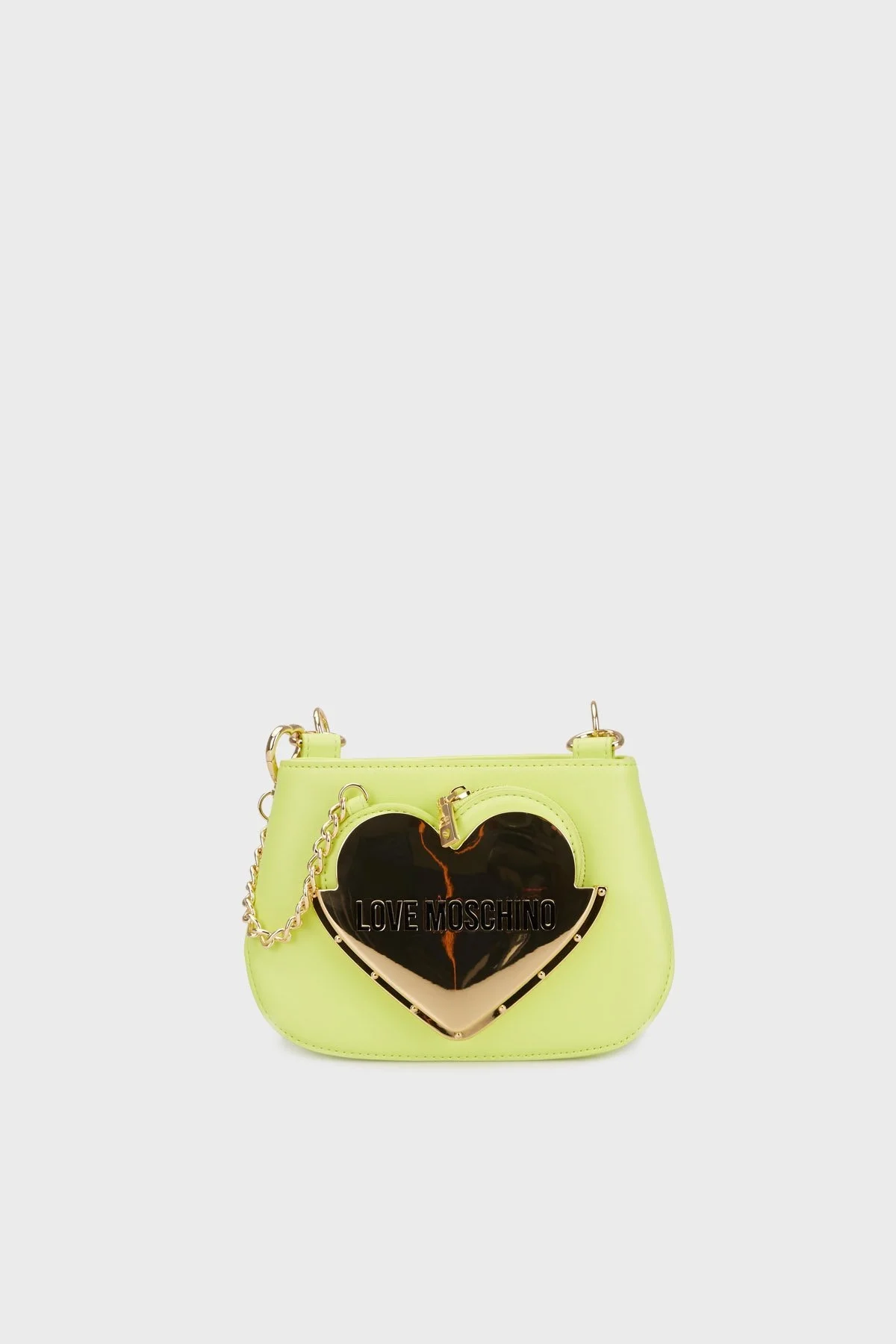 Love Moschino Çıkarılabilir Uzatma Askılı Bayan Çanta JC4129PP1ILO0404 FISTIK YEŞİL - 1