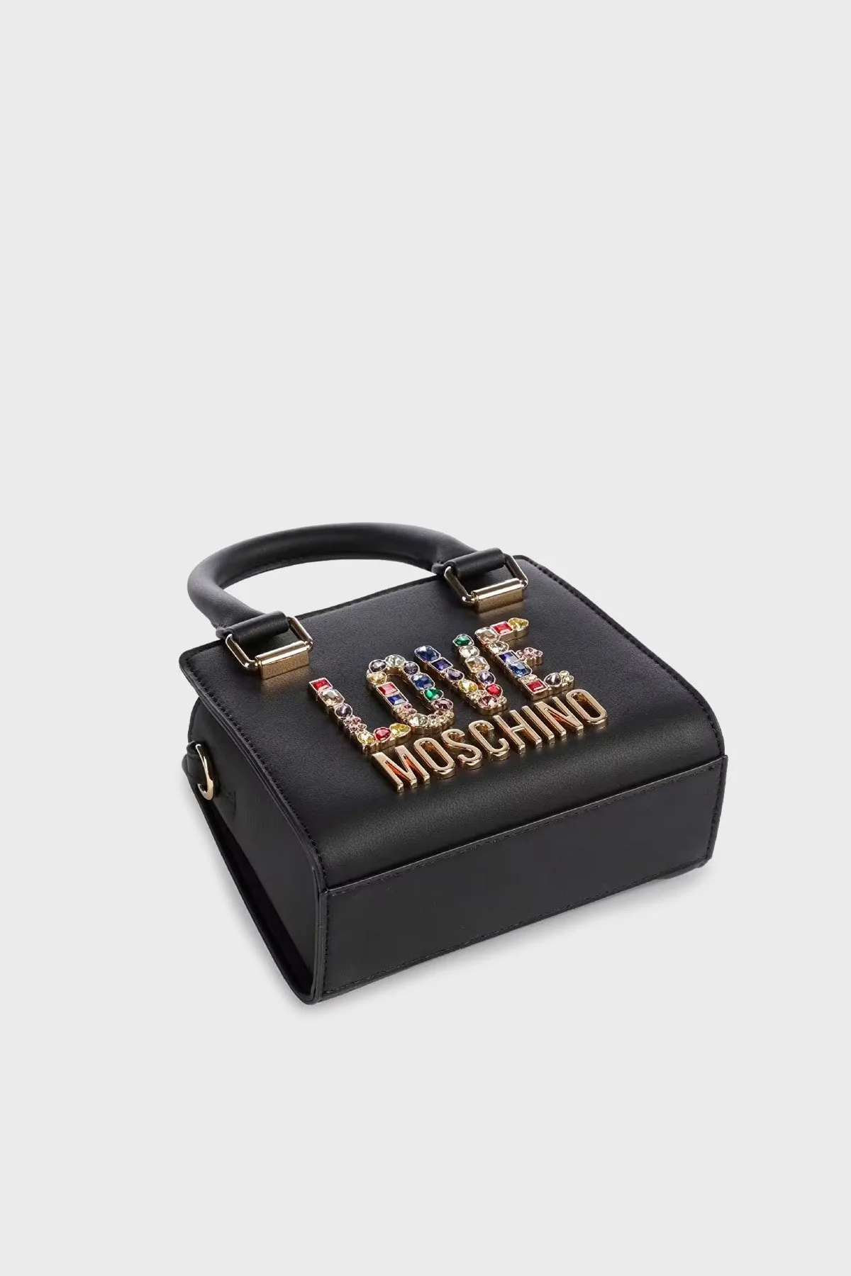 Love Moschino Çıkarılabilir Uzatma Askılı Bayan Çanta JC4336PP0IKJ0000 SİYAH - 4
