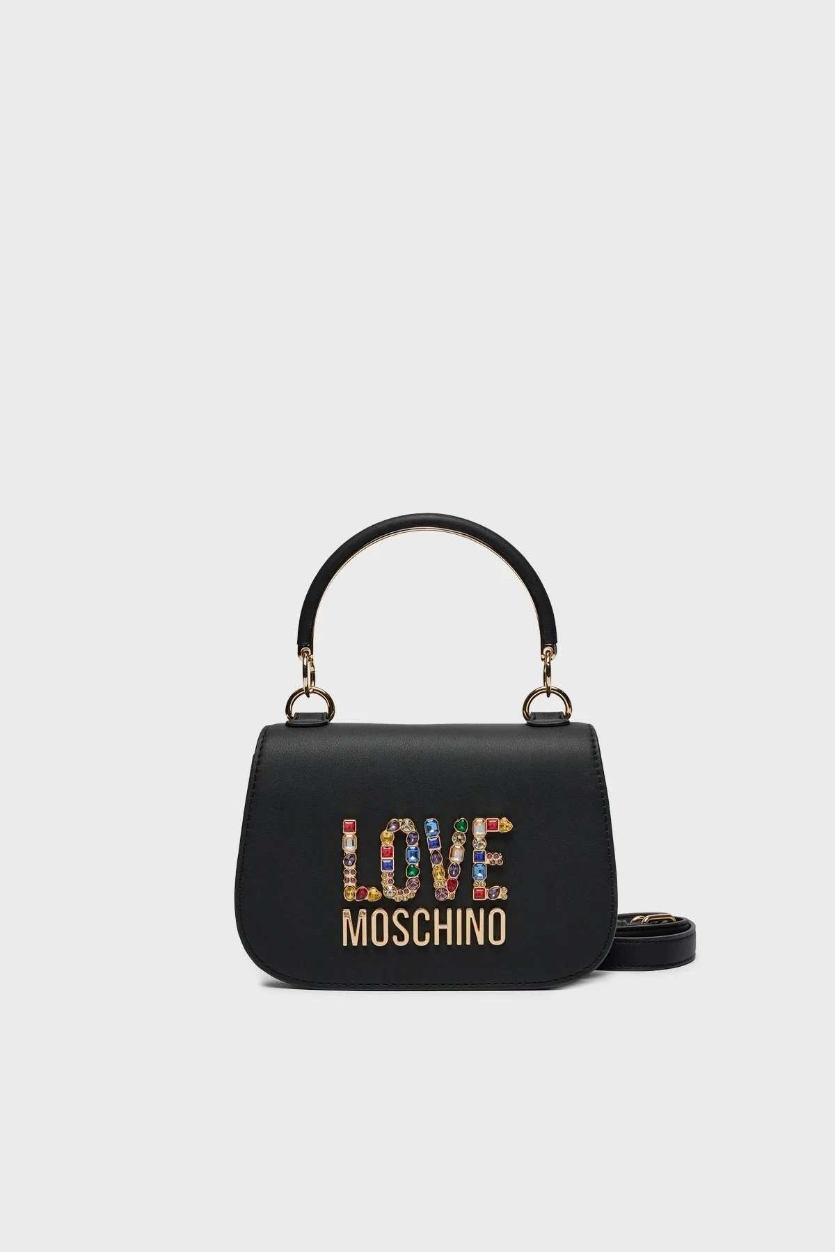 Love Moschino Çıkarılabilir Uzatma Askılı Bayan Çanta JC4337PP0IKJ0000 SİYAH - 1