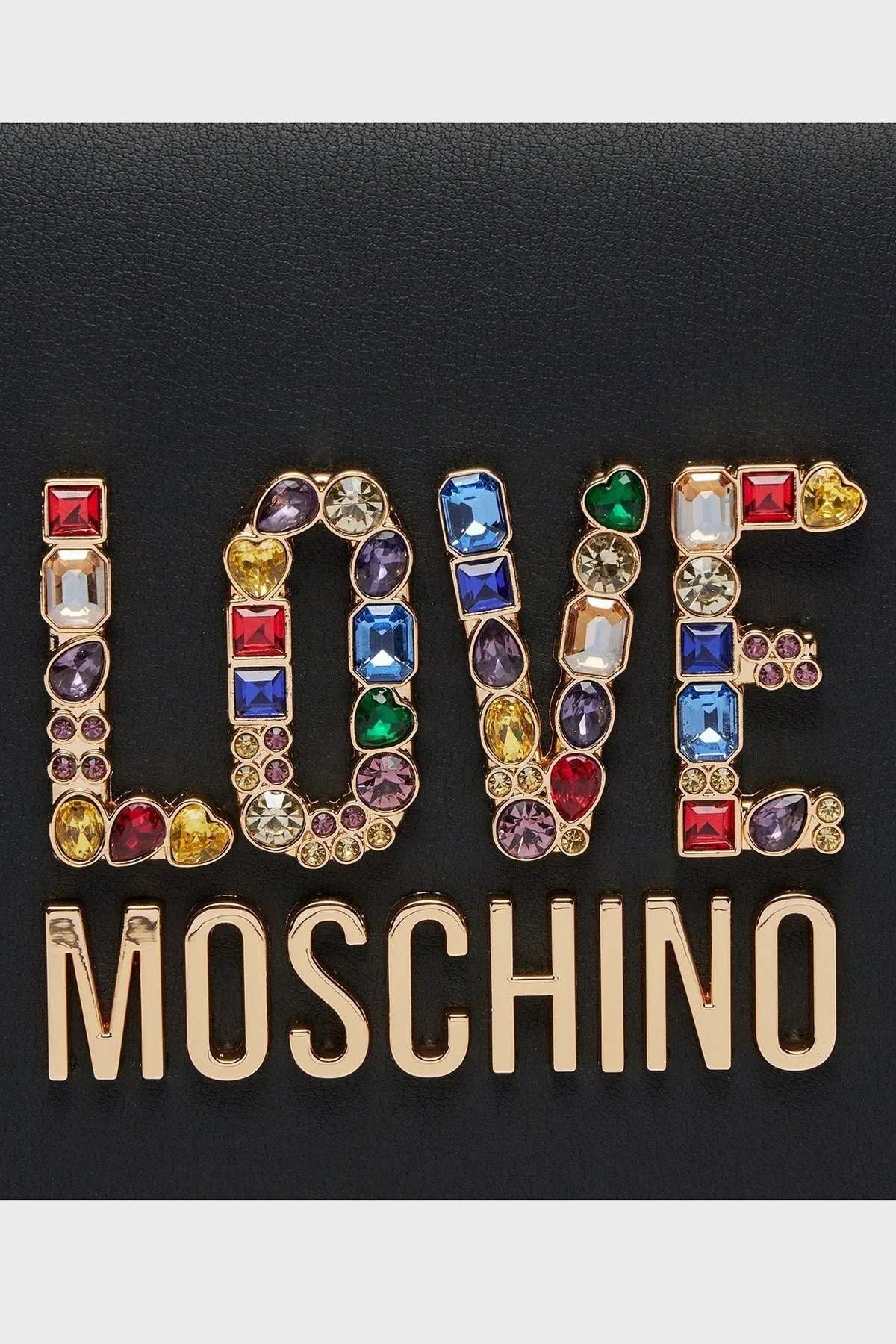 Love Moschino Çıkarılabilir Uzatma Askılı Bayan Çanta JC4337PP0IKJ0000 SİYAH - 5