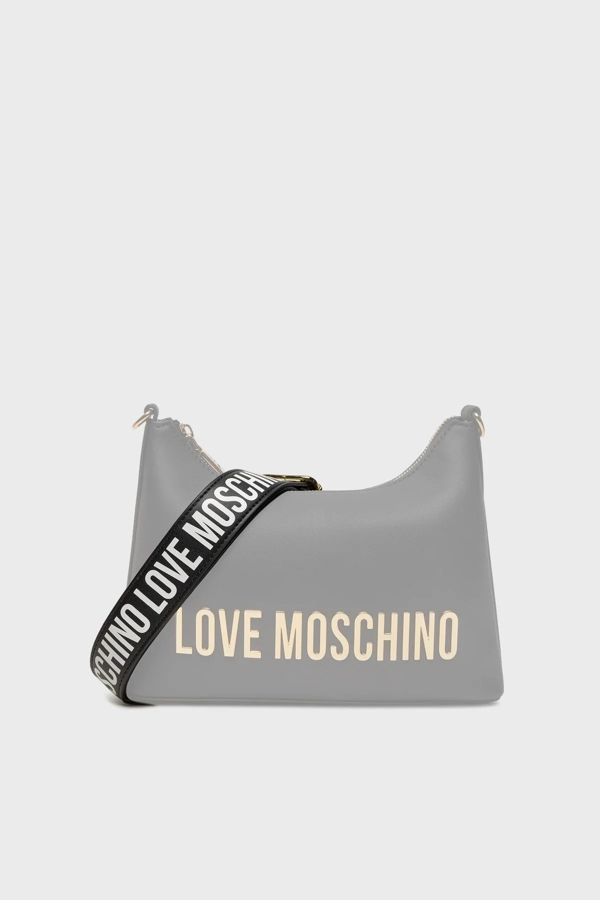 Love Moschino Çıkarılabilir ve Ayarlanabilir Logolu Yedek Bayan Çanta Askısı JC6404PP1LLV100A SİYAH - 3