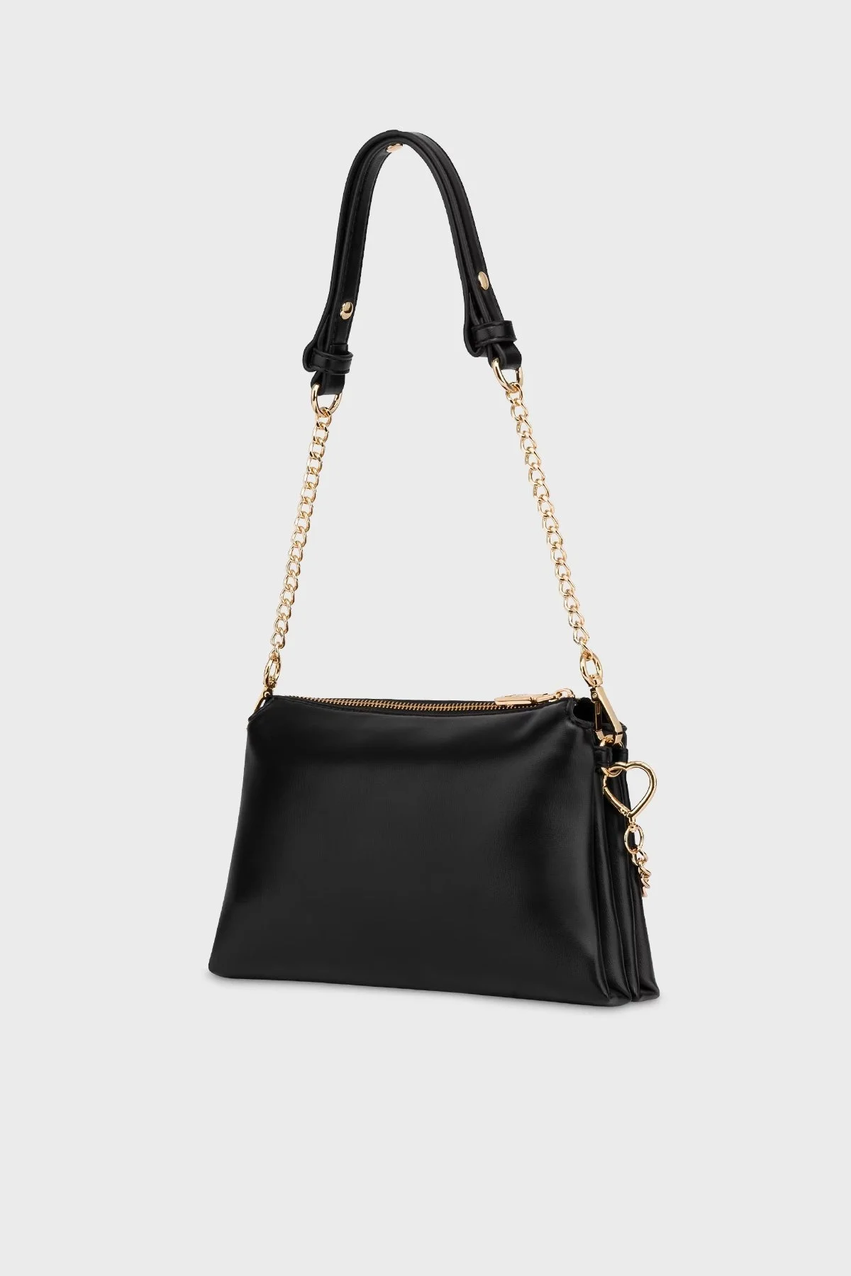 Love Moschino Çıkarılabilir Zincir Askılı Bayan Çanta JC4128PP1ILO0000 SİYAH - 2