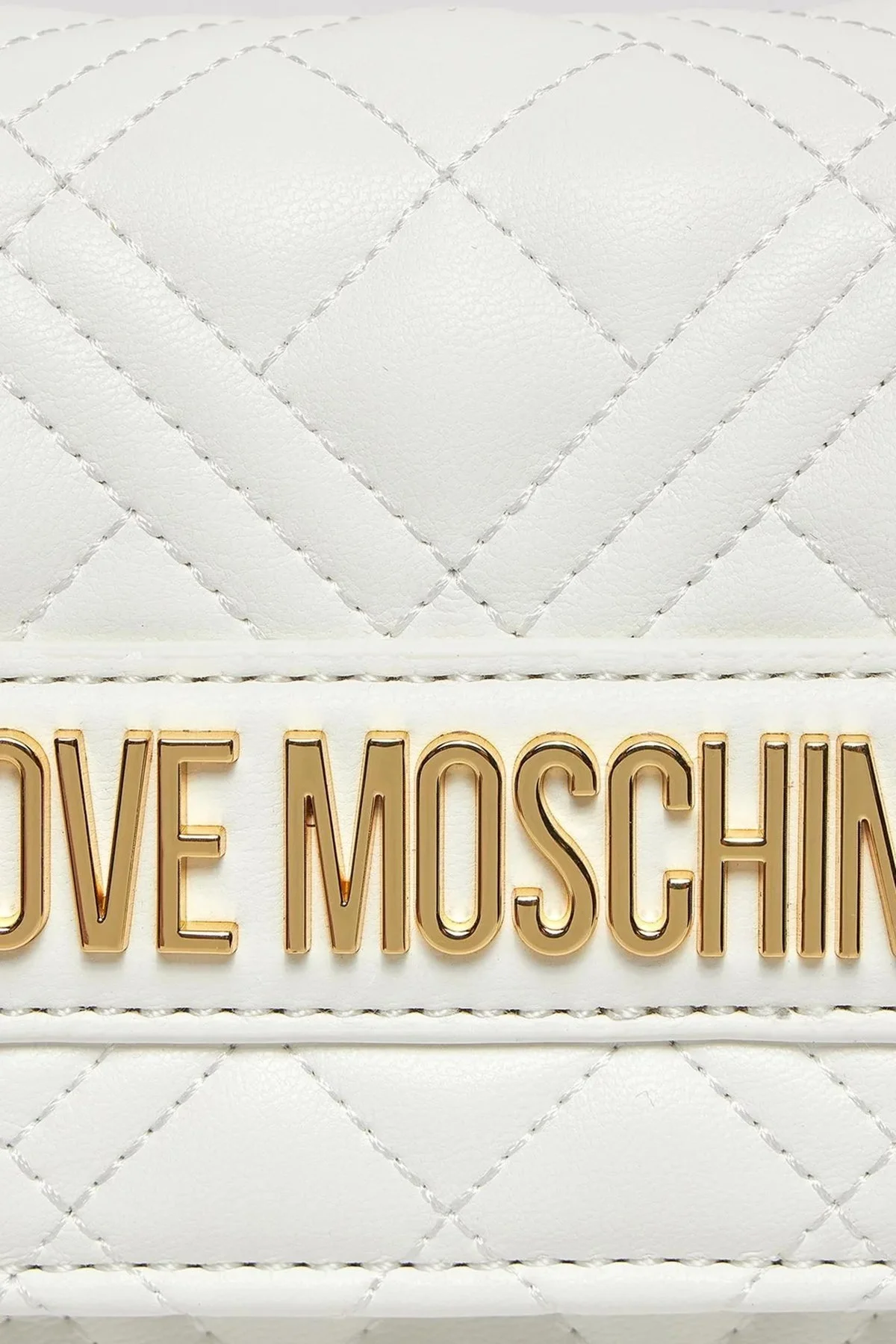 Love Moschino Çıkarılabilir Zincir Askılı Bayan Çanta JC4294PP0ILA0100 BEYAZ - 5