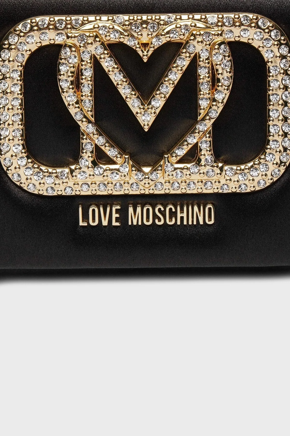 Love Moschino Çıkarılabilir Zincir Askılı Bayan Çanta JC4296PP0IKV0000 SİYAH - 5