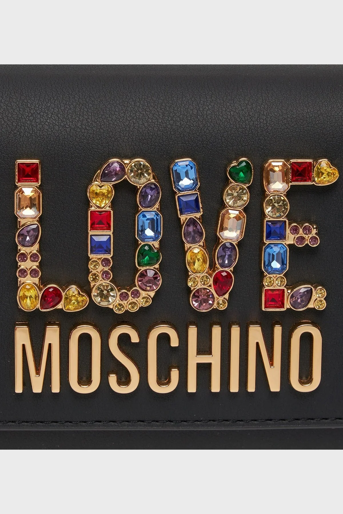 Love Moschino Çıkarılabilir Zincir Askılı Bayan Çanta JC4335PP0IKJ0000 SİYAH - 5