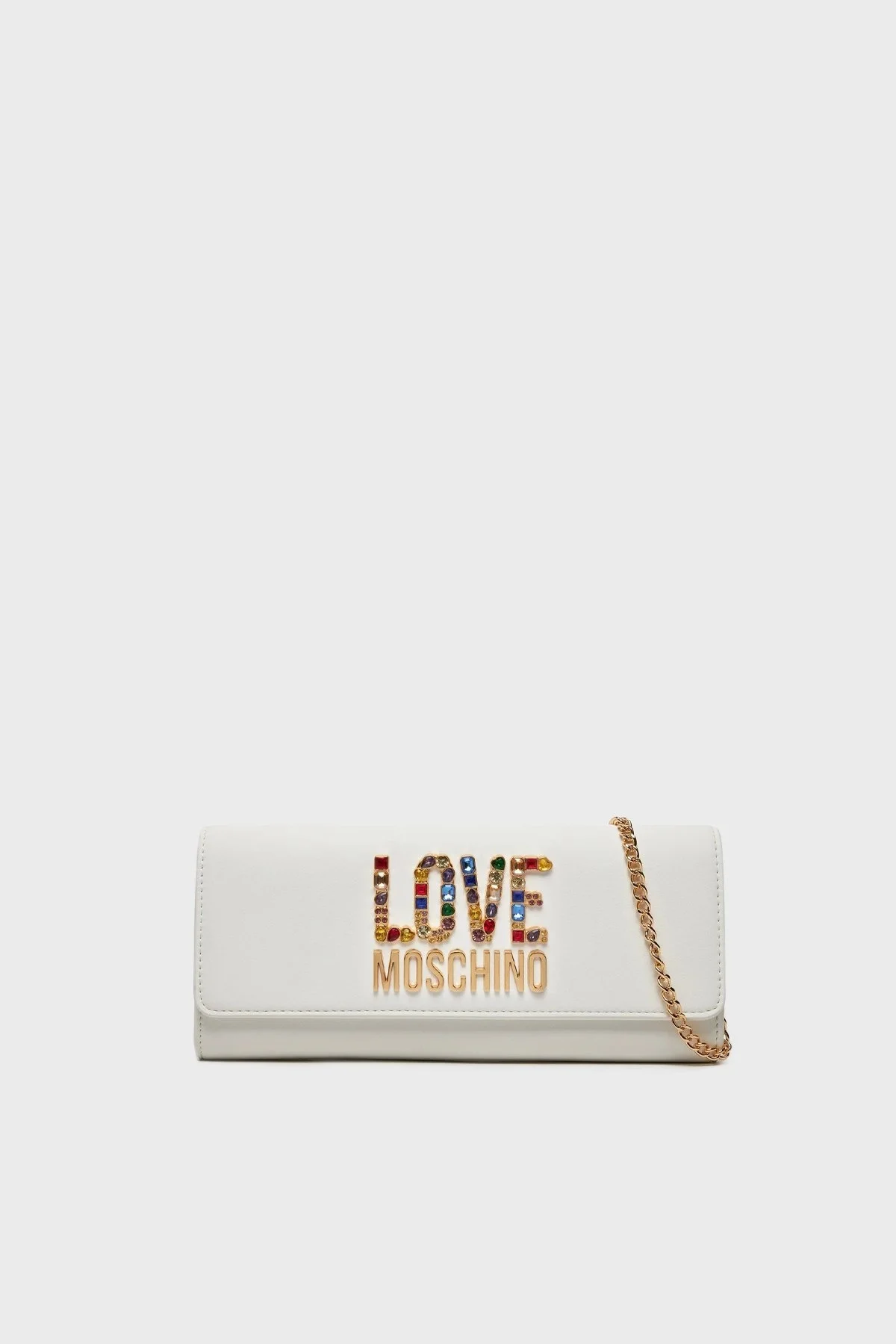 Love Moschino Çıkarılabilir Zincir Askılı Bayan Çanta JC4335PP0IKJ0100 BEYAZ - 1