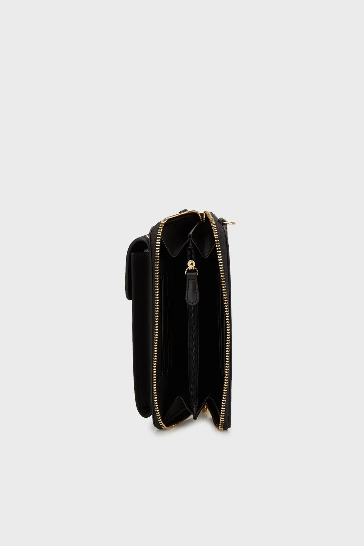 Love Moschino Çıkarılabilir Zincir Askılı Bayan Telefon Çantası JC5628PP1LLH100A SİYAH - 4