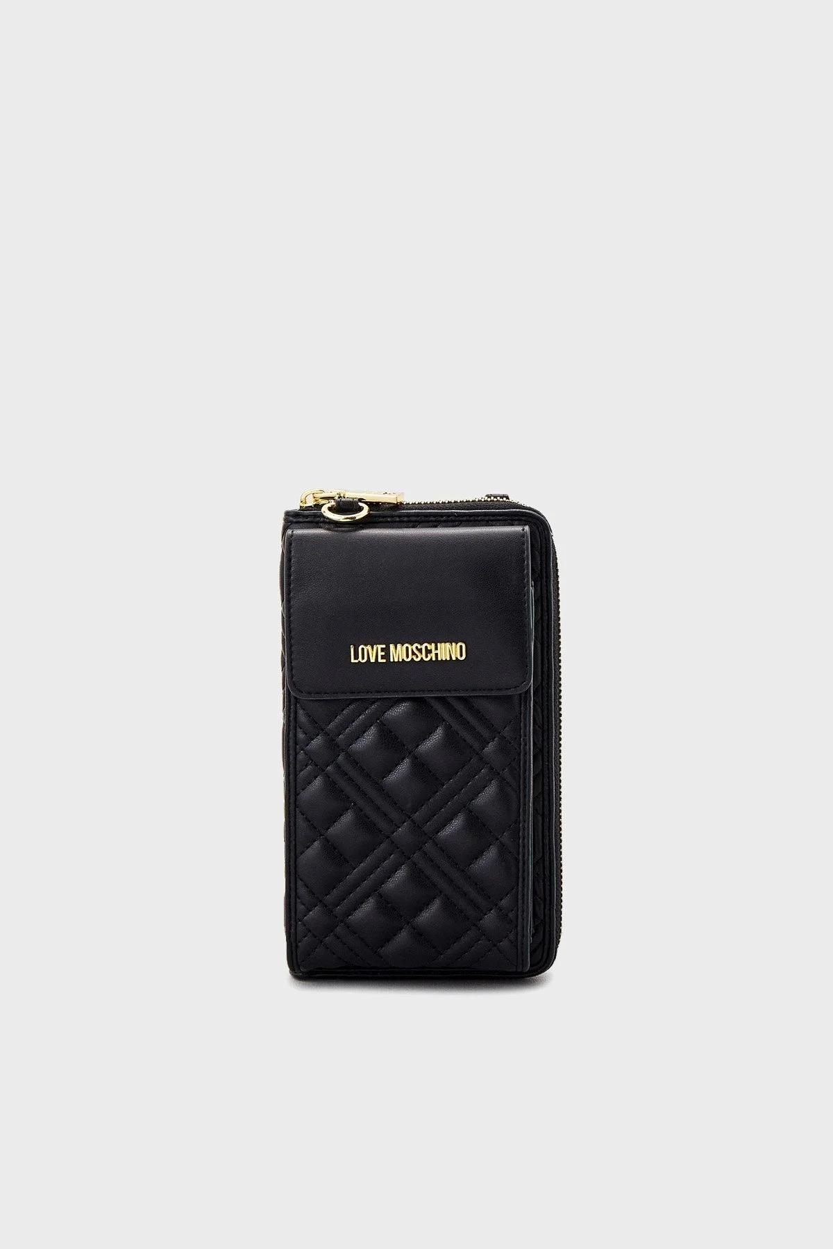 Love Moschino Çıkarılabilir Zincir Askılı Bayan Telefon Çantası JC5682PP1LLA0000 SİYAH - 1