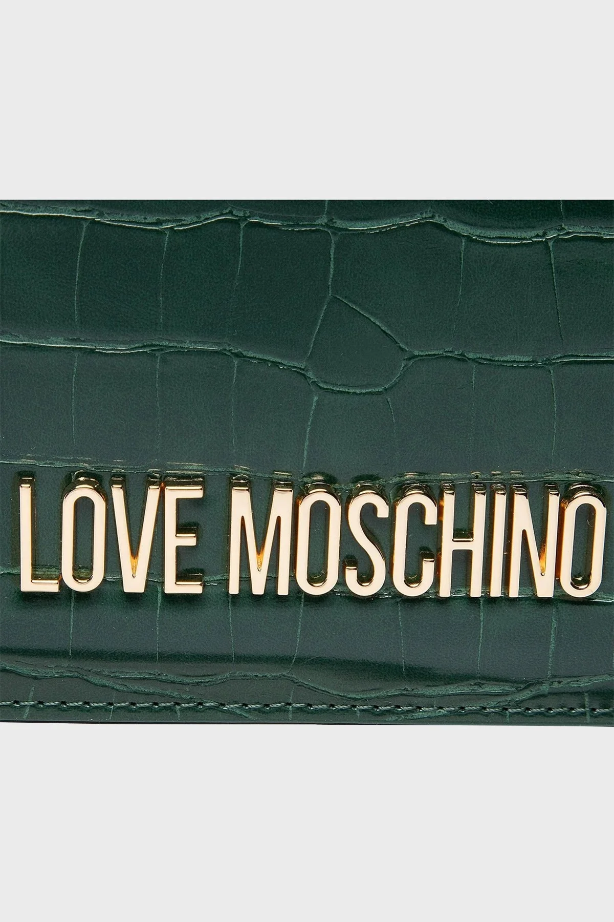 Love Moschino Çıkarılabilir Zincir Askılı Mini Bayan Çanta JC4098PP1FLF0858 HAKİ - 6