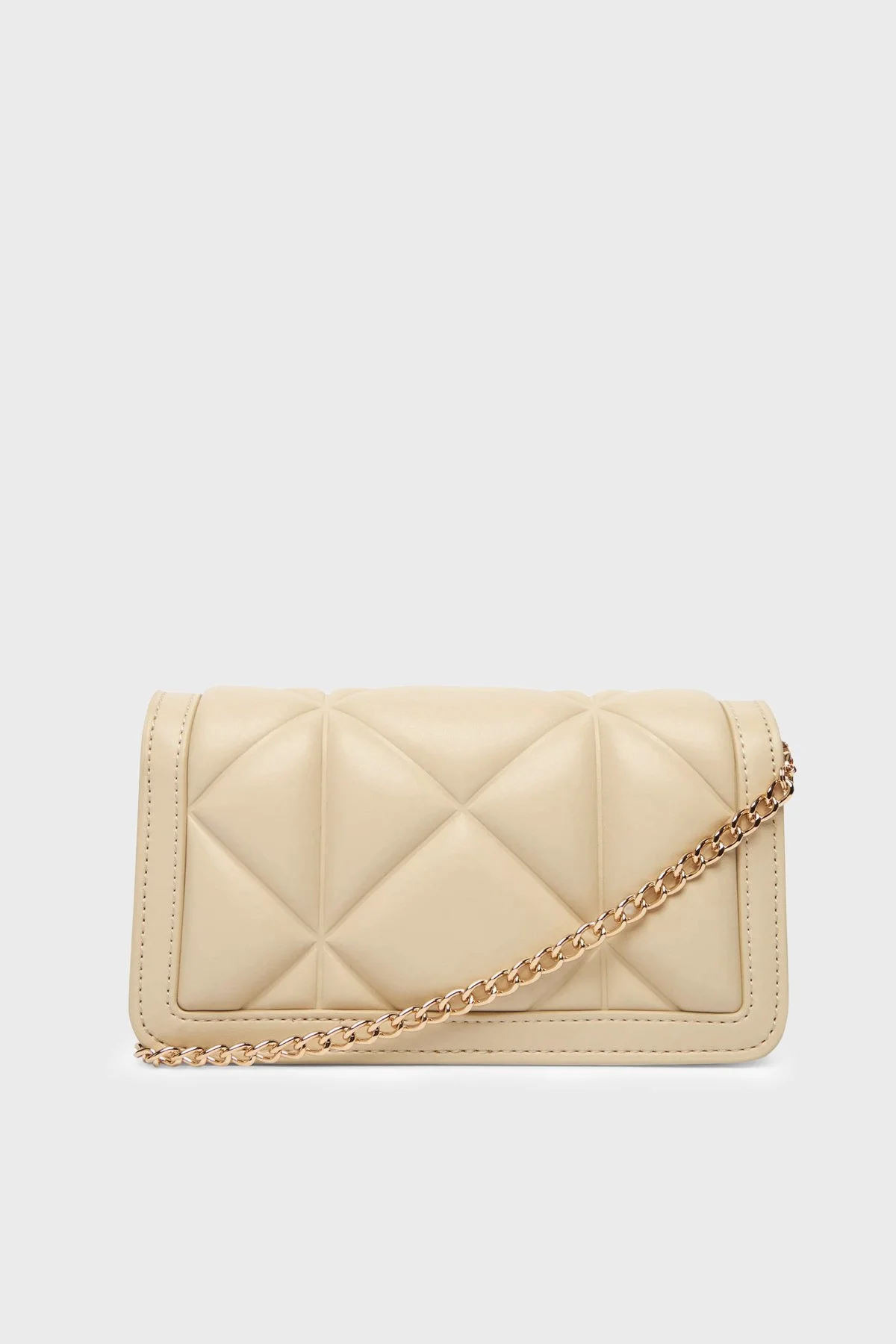 Love Moschino Çıkarılabilir Zincir Askılı Portföy Bayan Cüzdan JC5640PP1OLC0129 BEJ - 3